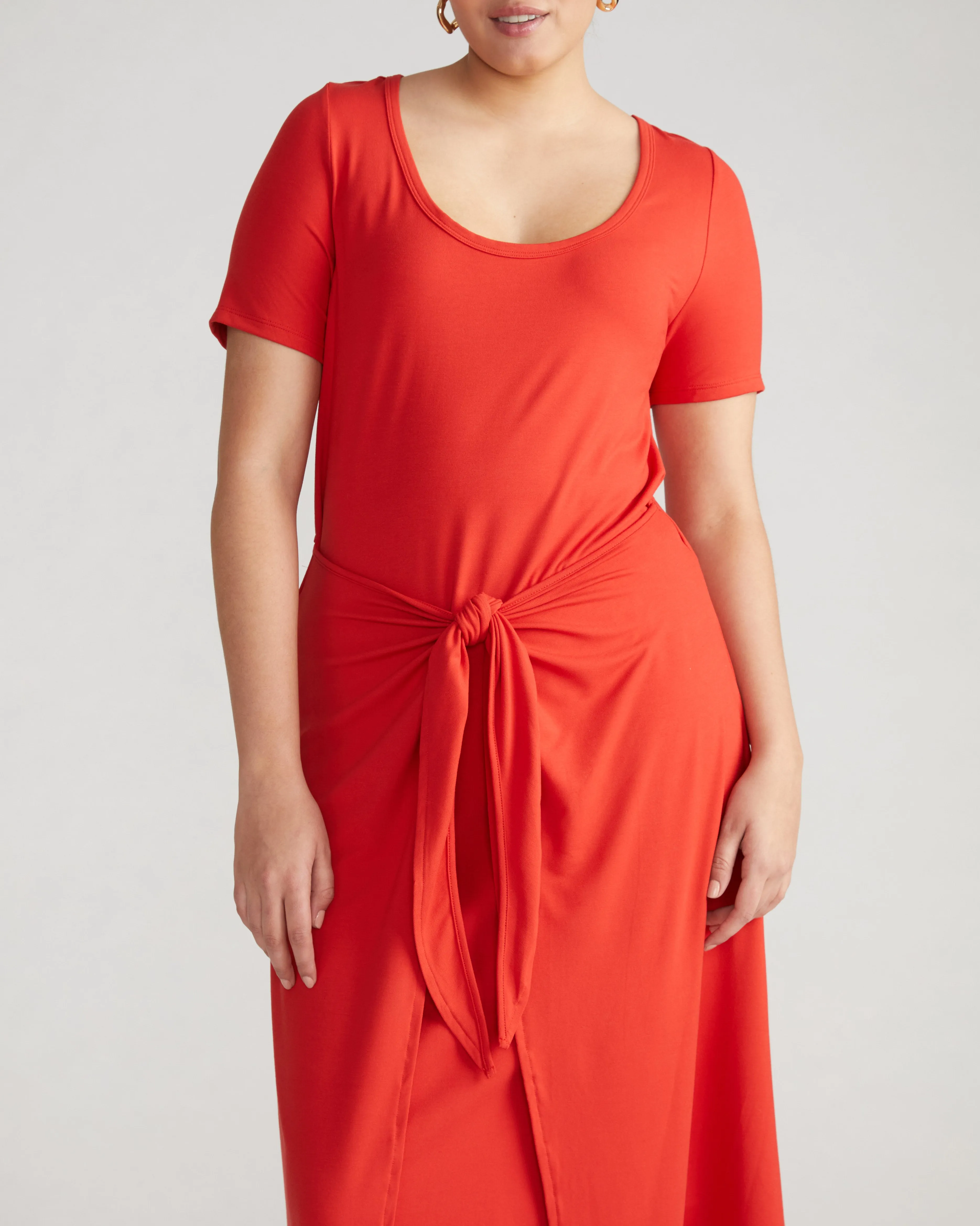 Palermo Divine Jersey Wrap Dress - Sanguinello sold by Universal Standard product image thumbnail 2