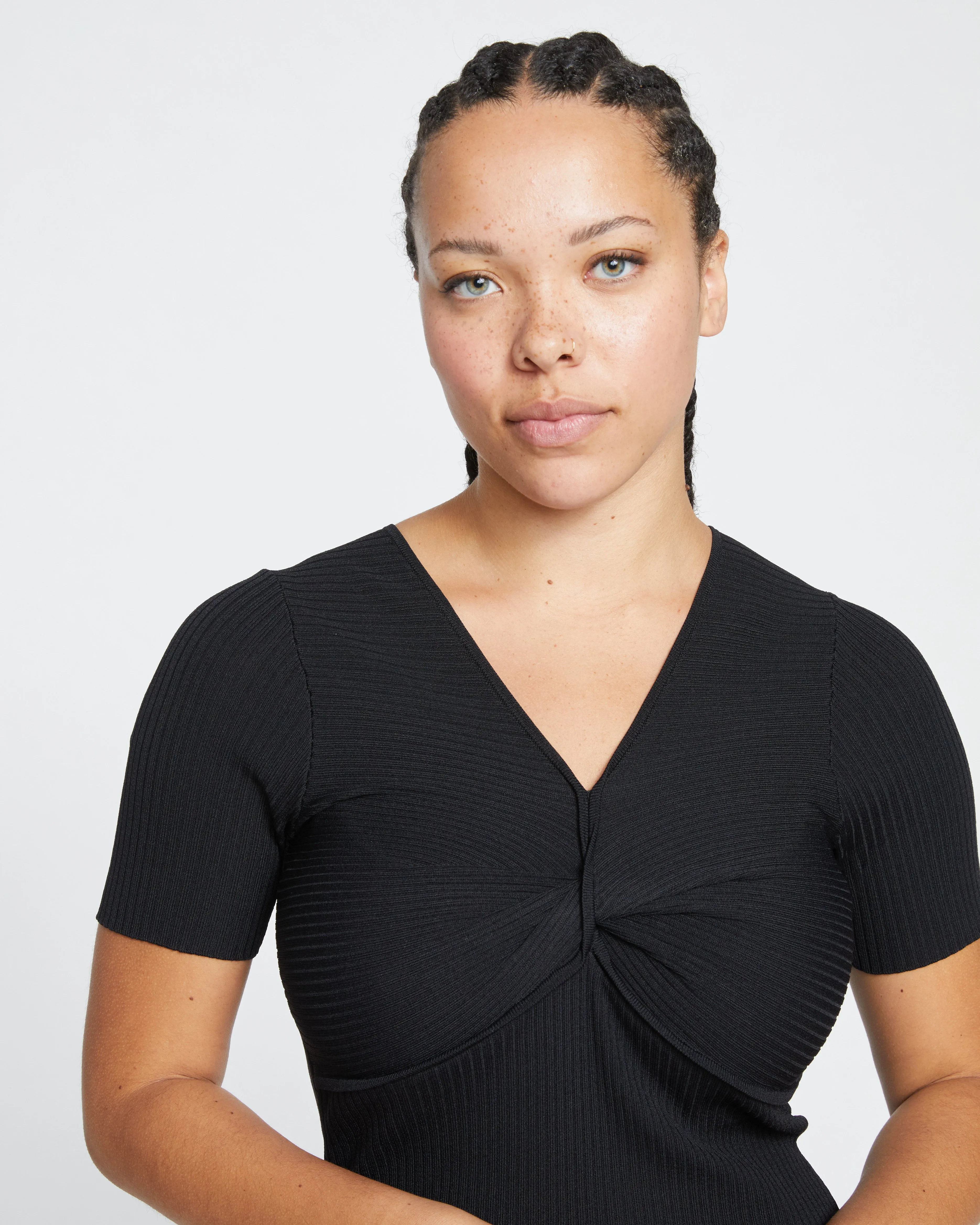 Twist Knit Dress - Black sold by Universal Standard product image thumbnail 2