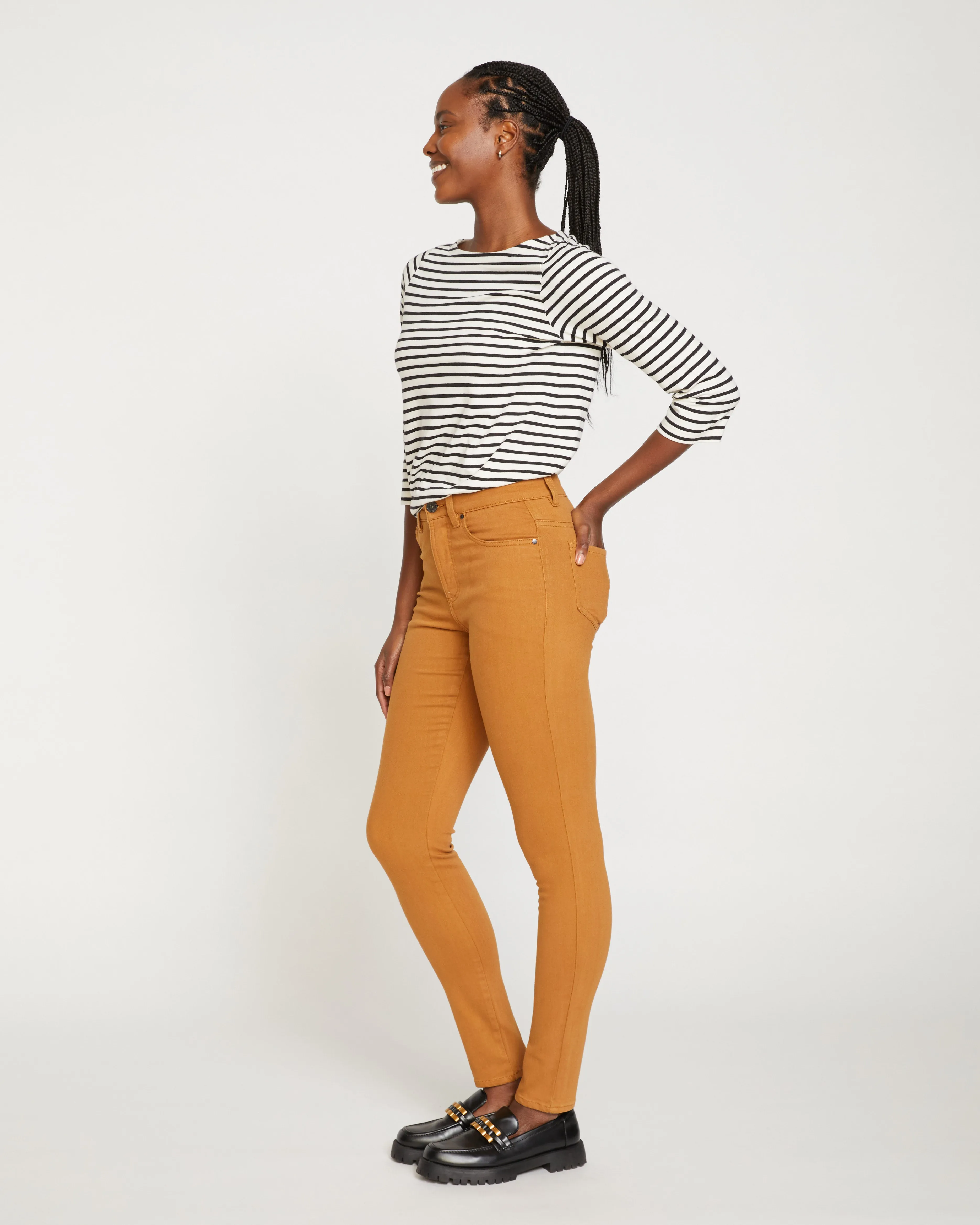 Seine High Rise Skinny Jeans 27 Inch - Foie Gras sold by Universal Standard product image thumbnail 3