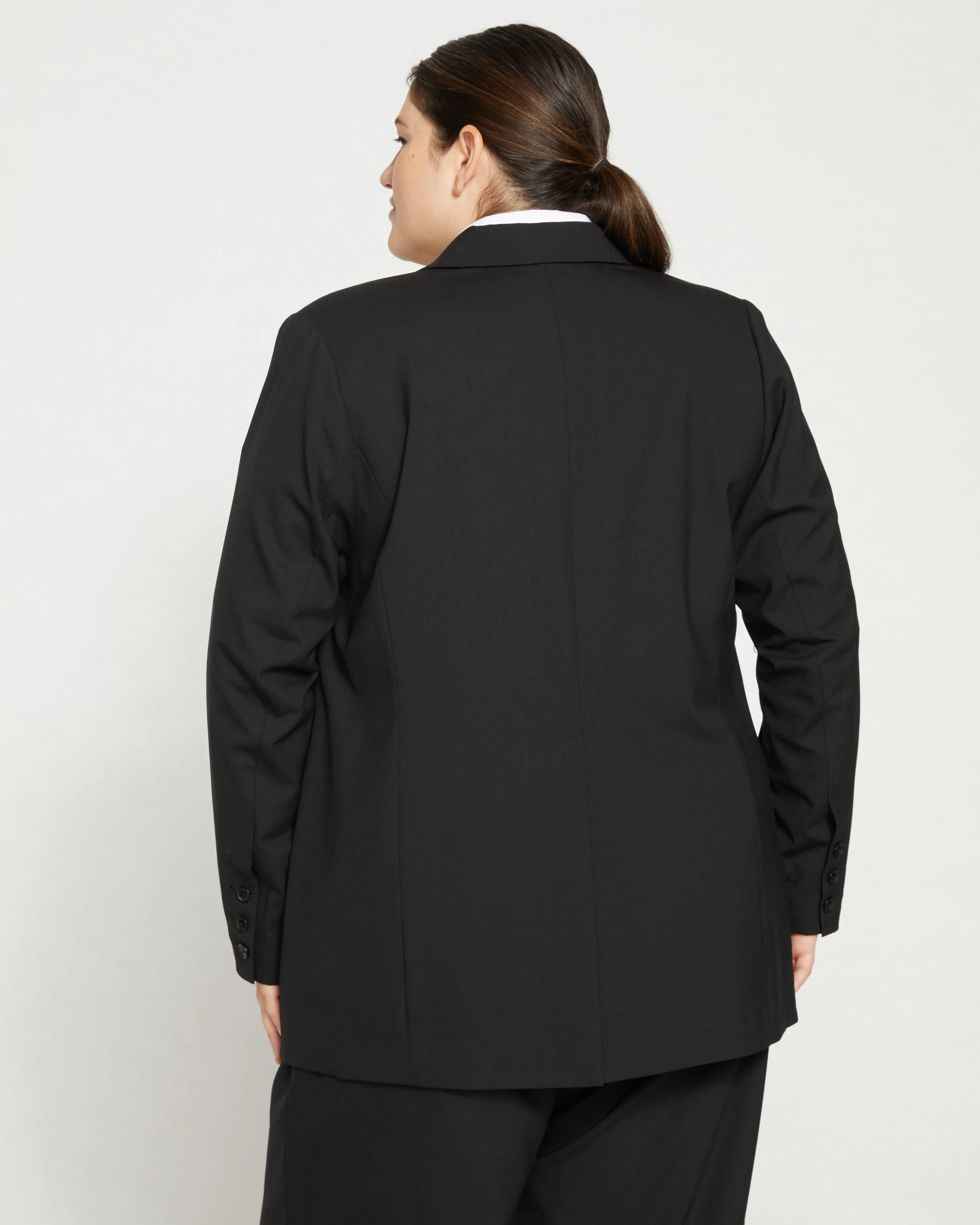 Tribeca Stretch Wool Blazer - Black sold by Universal Standard product image thumbnail 4