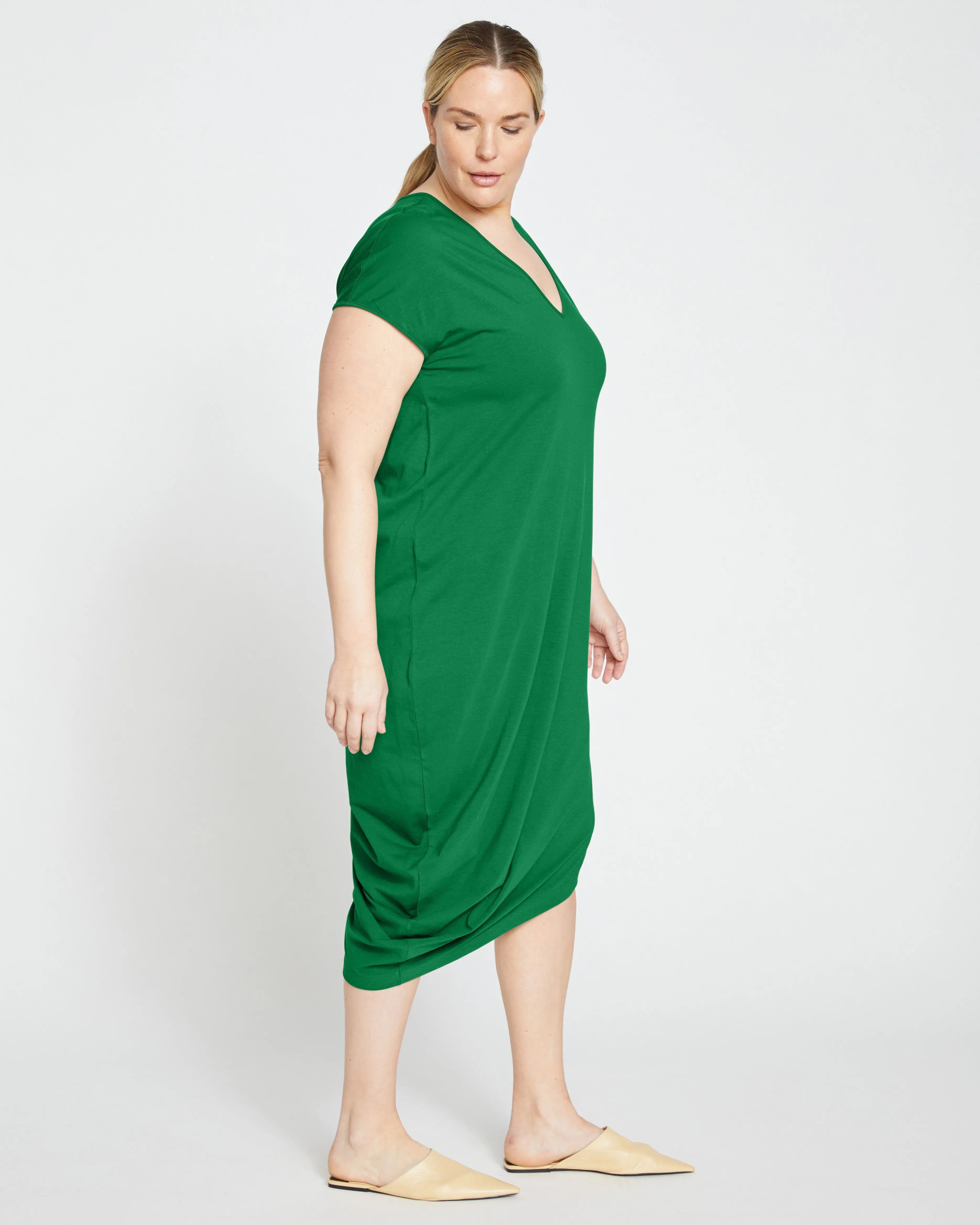 Iconic Geneva V-Neck Dress - Jardin sold by Universal Standard product image thumbnail 3