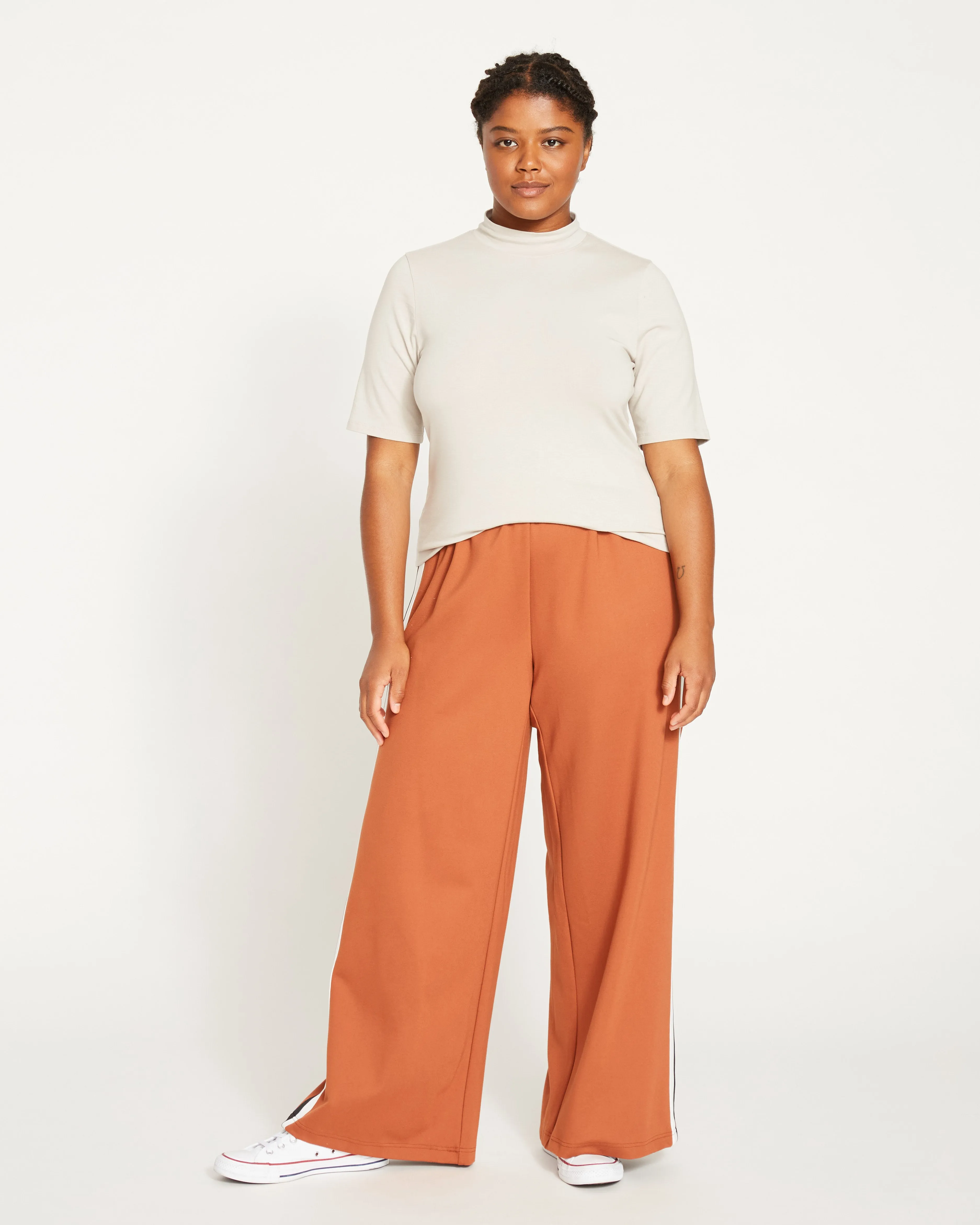 Modern Mock Neck Tee - Dove Grey sold by Universal Standard product image thumbnail 4