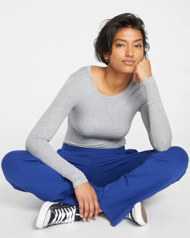 Super Soft Terry Flares - Lapis made by Universal Standard
