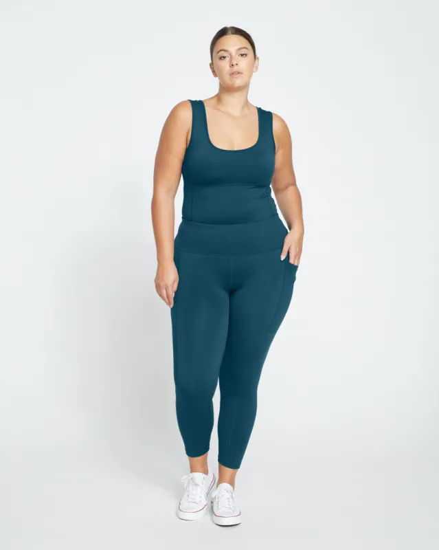Next-to-Naked Cropped Pocket Legging - Deep Sea sold by Universal Standard