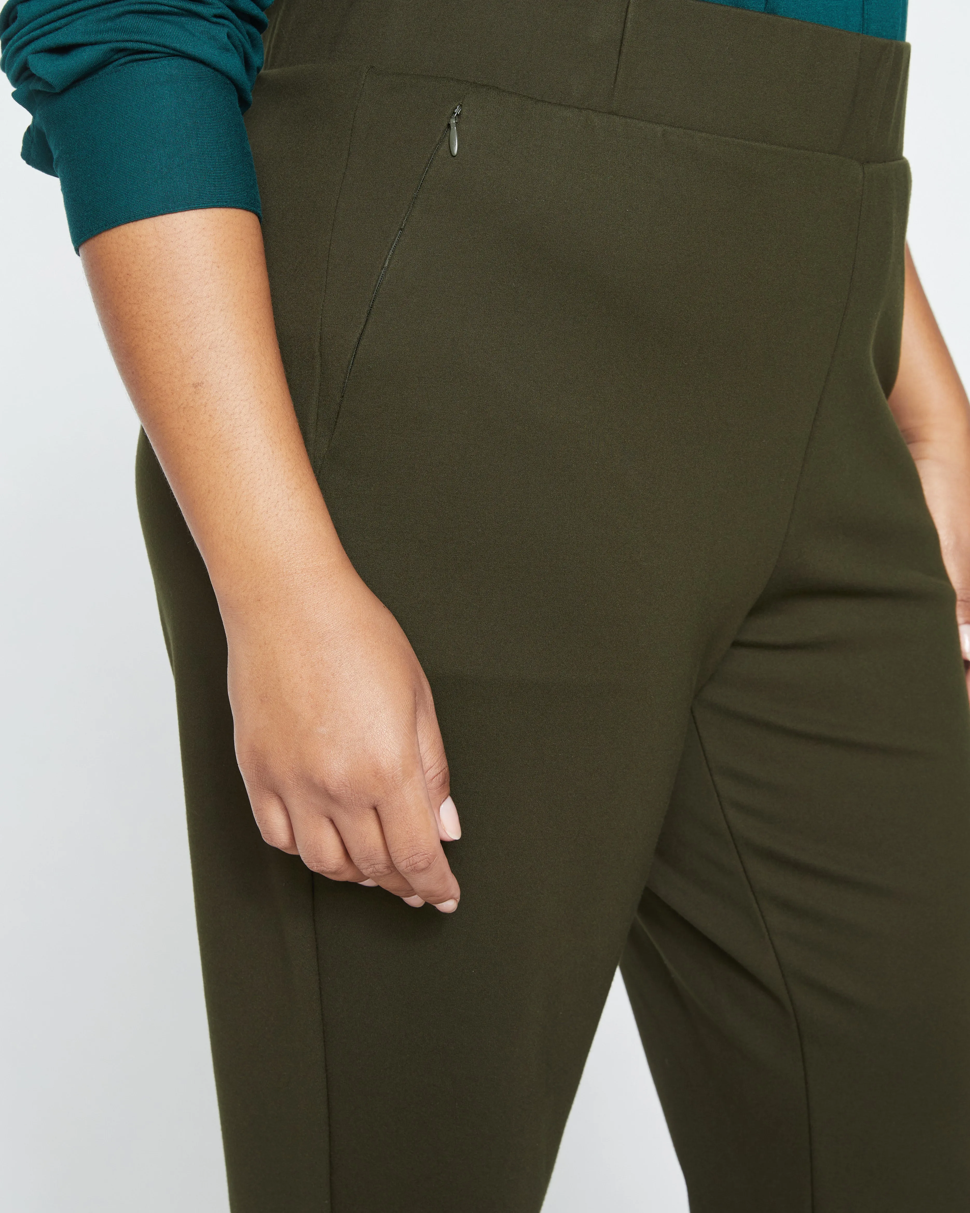 Pull On Bootcut Ponte Pants - Evening Forest sold by Universal Standard product image thumbnail 2