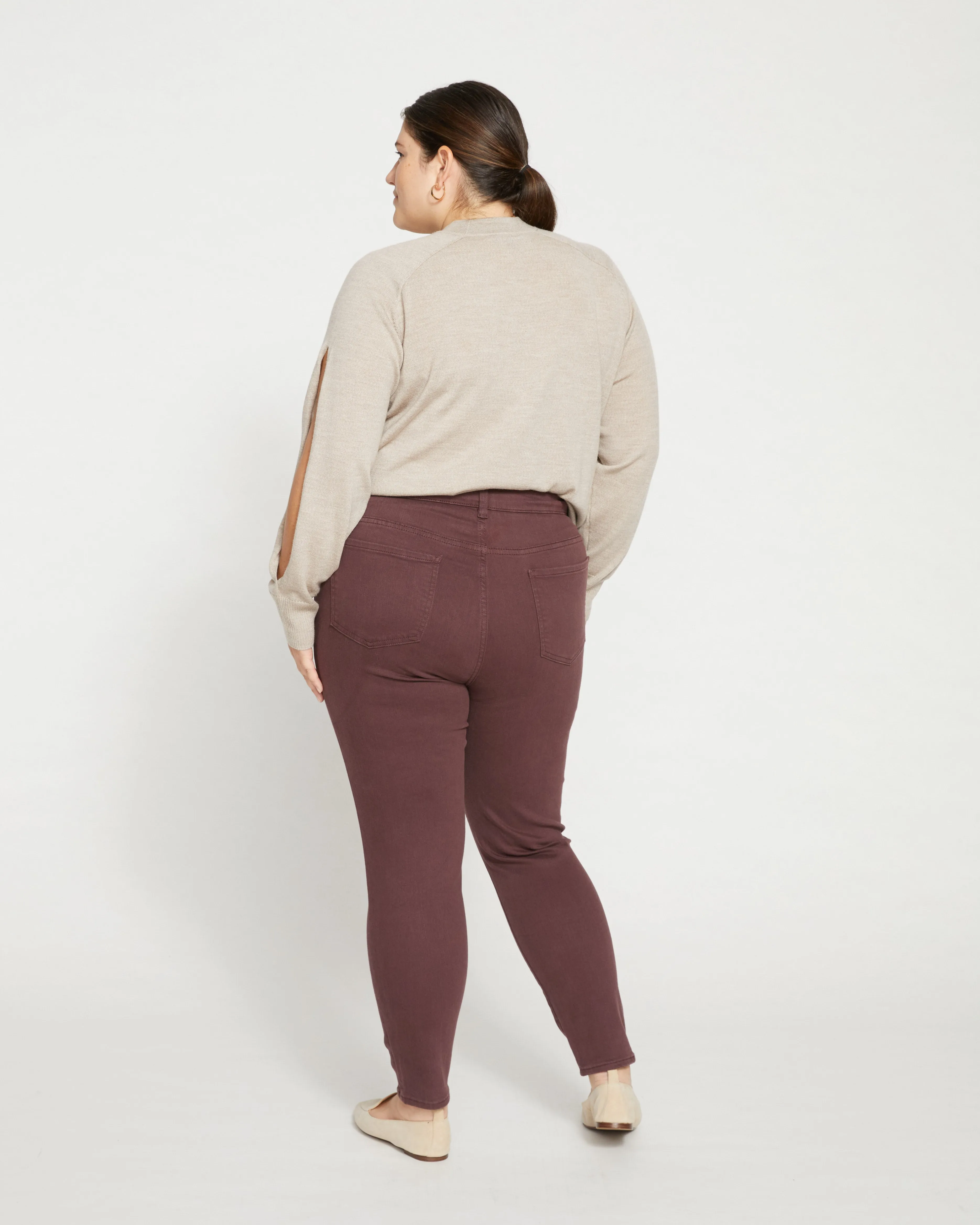 Seine High Rise Skinny Jeans 27 Inch - Brulee sold by Universal Standard product image thumbnail 4