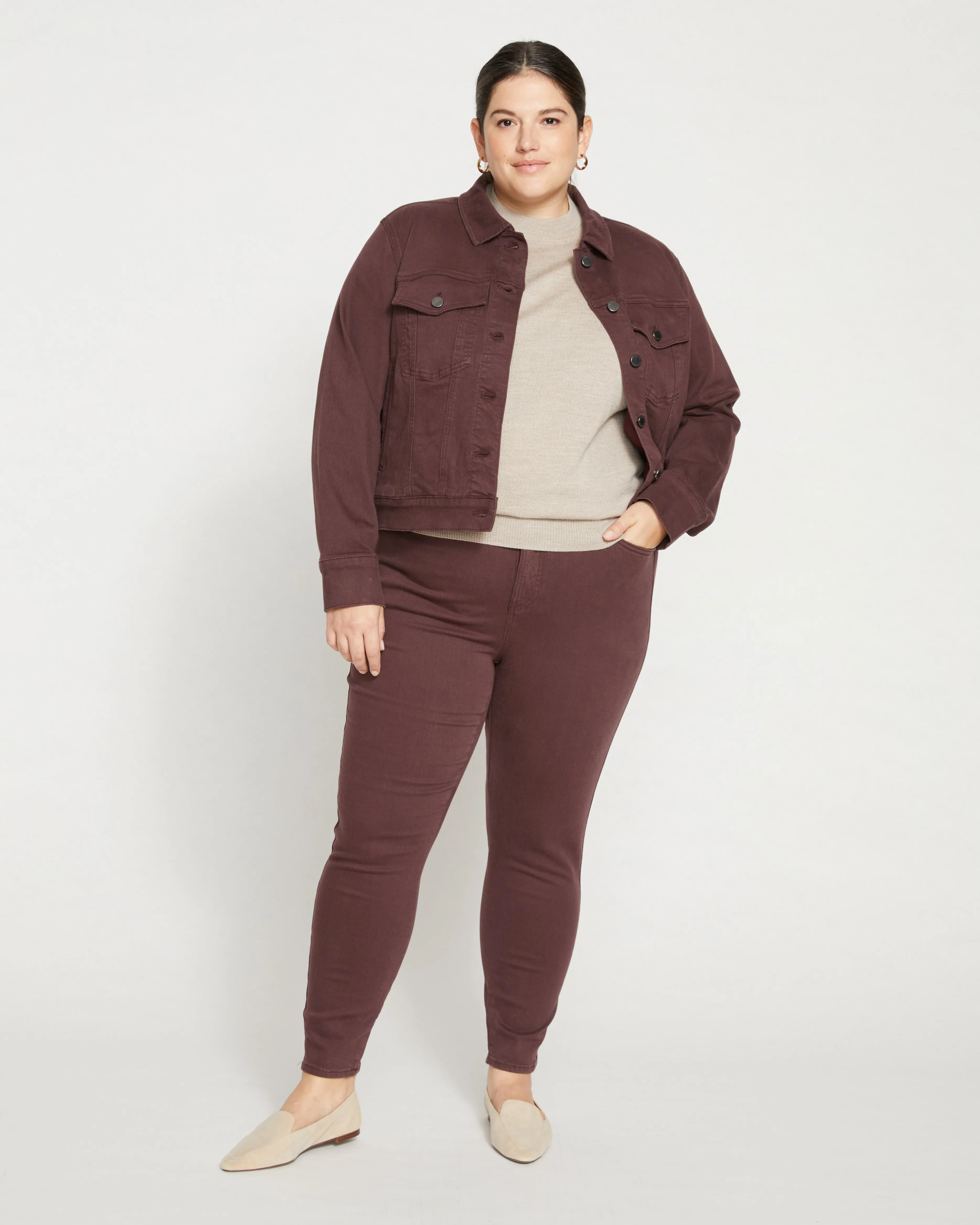 Seine High Rise Skinny Jeans 27 Inch - Brulee sold by Universal Standard product image thumbnail 2