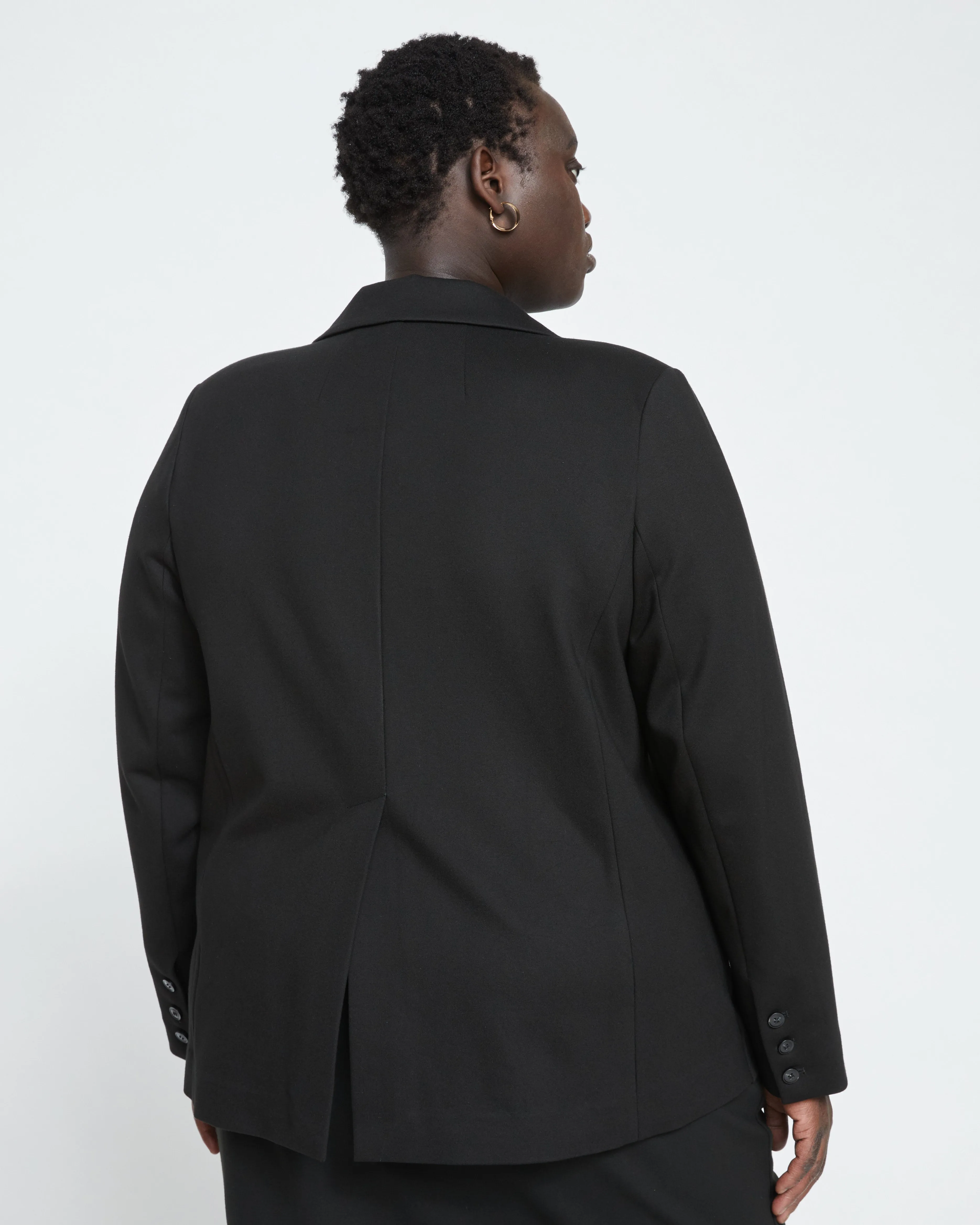 Beas Ponte Blazer - Black sold by Universal Standard product image thumbnail 4