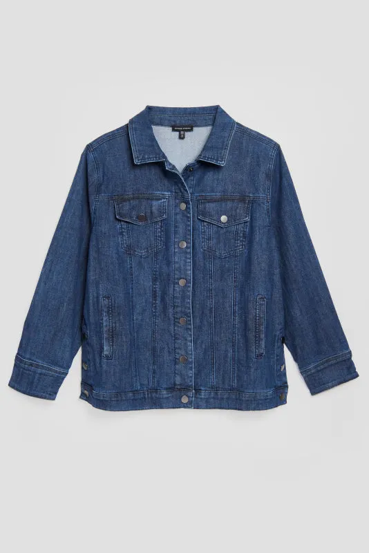 Denim Chore Jacket - Dark Indigo sold by Universal Standard product image thumbnail 2