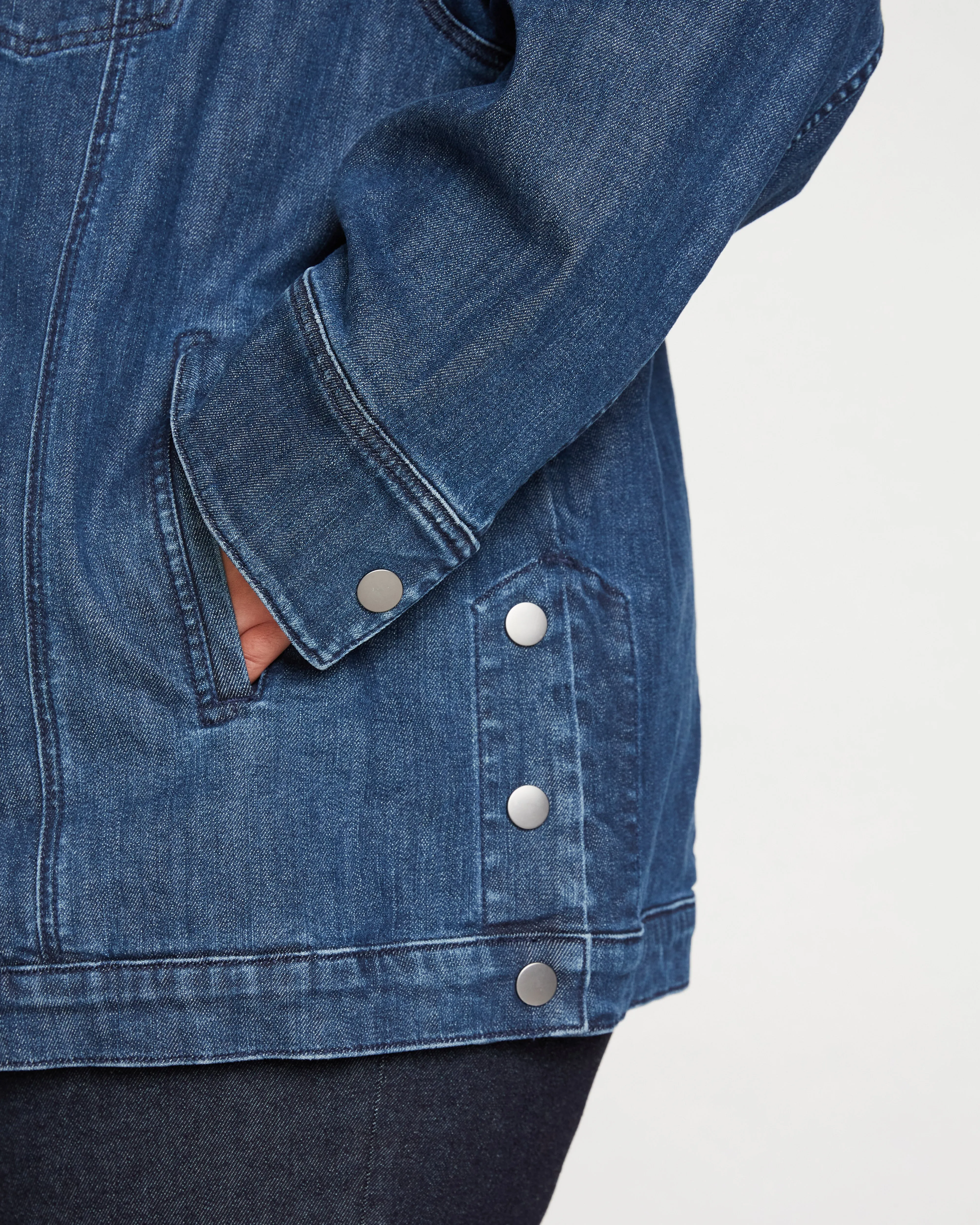 Denim Chore Jacket - Dark Indigo sold by Universal Standard product image thumbnail 3