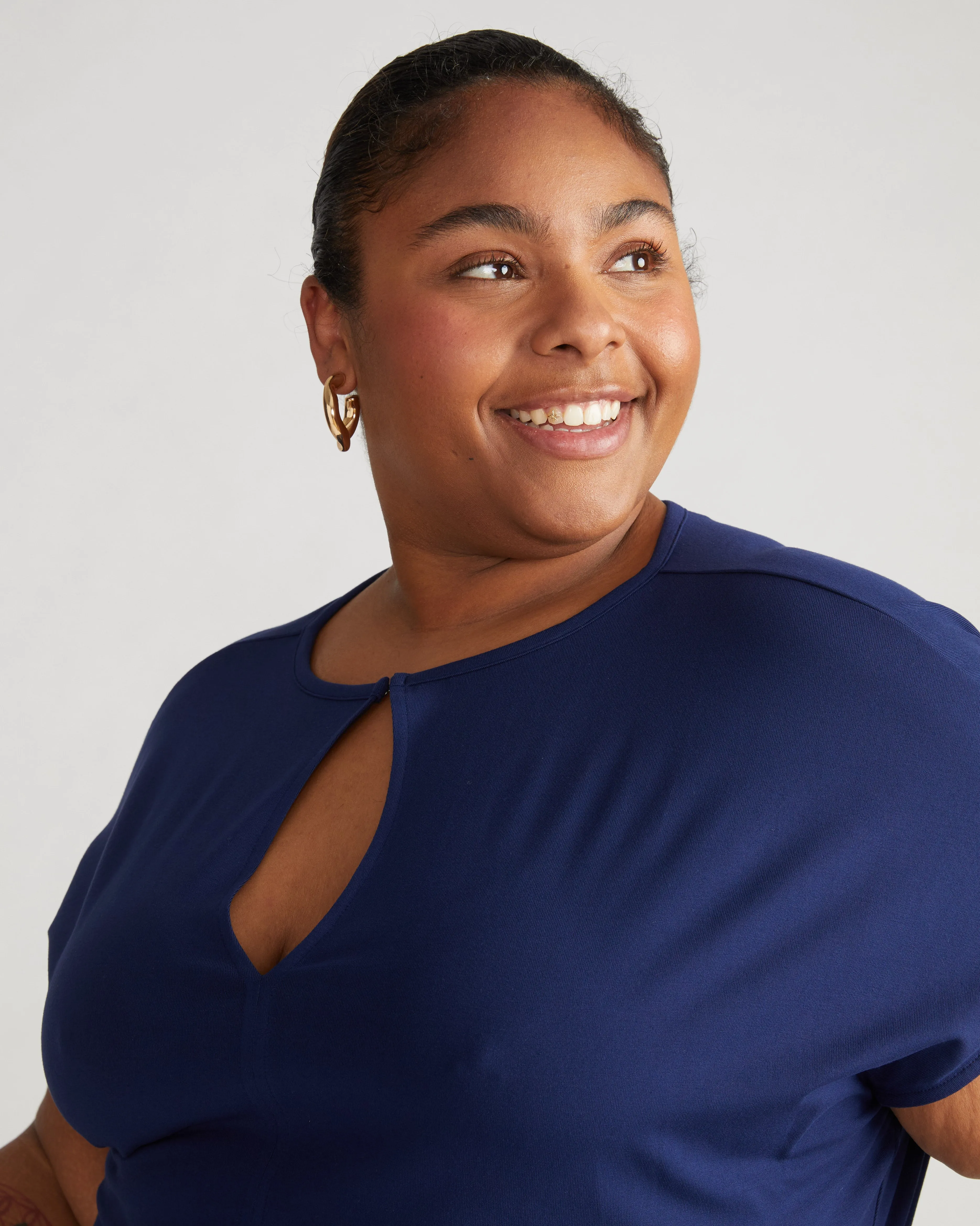 Spritz Divine Jersey Shift Dress - Cenote sold by Universal Standard product image thumbnail 2