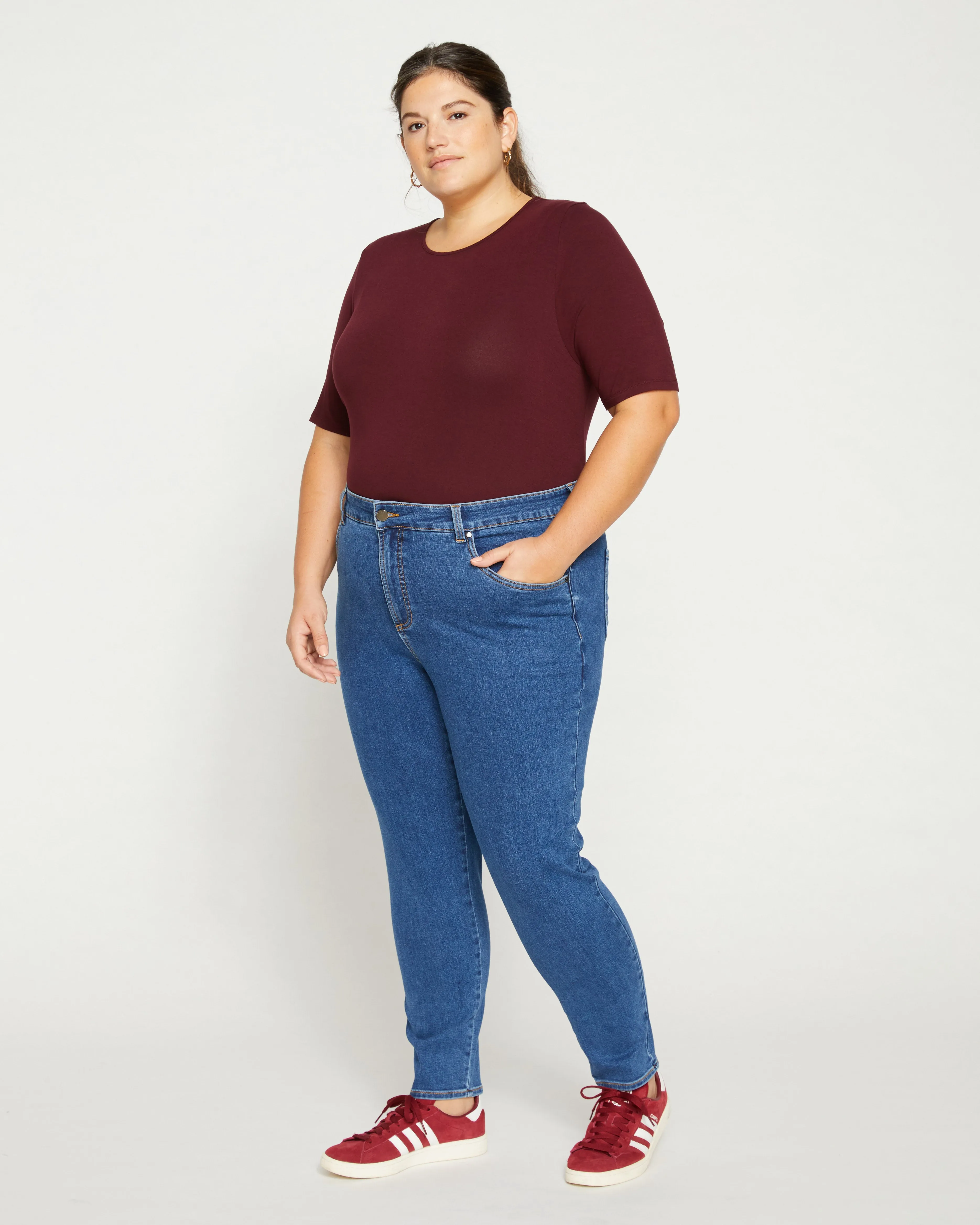 Seine High Rise Skinny Jeans 27 Inch - Odeon Blue sold by Universal Standard product image thumbnail 3