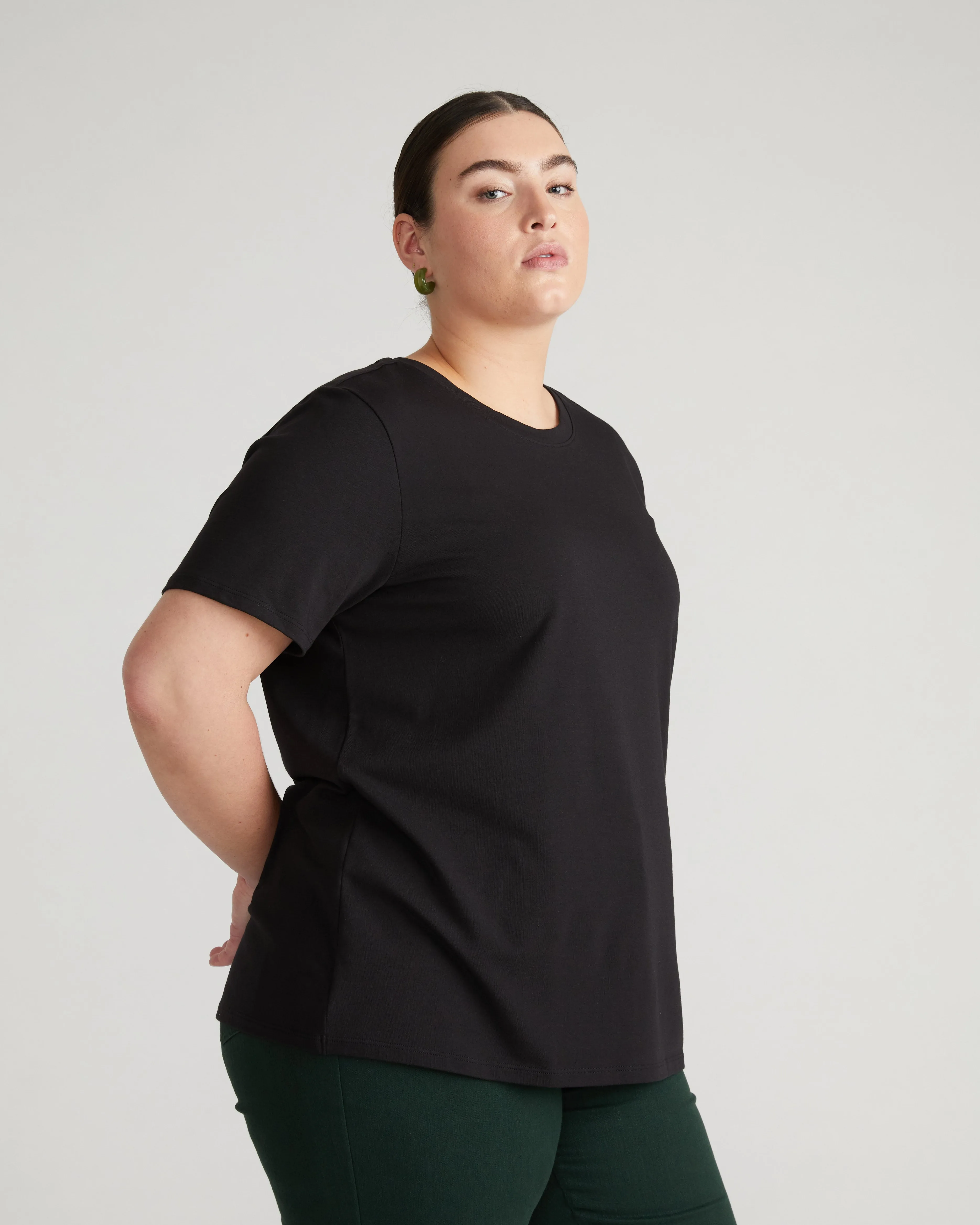 Eco Tee Rex - Black sold by Universal Standard product image thumbnail 3
