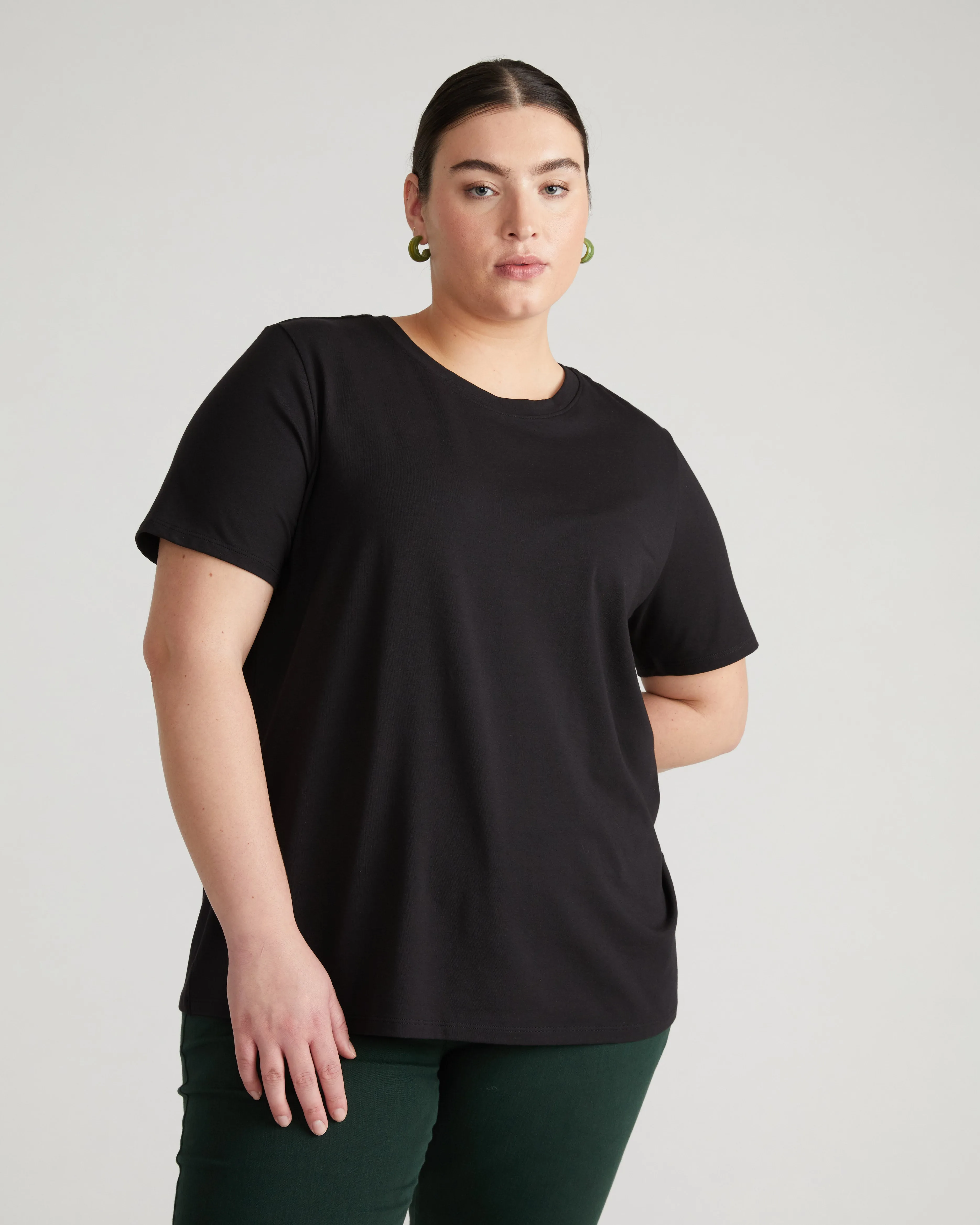 Eco Tee Rex - Black sold by Universal Standard