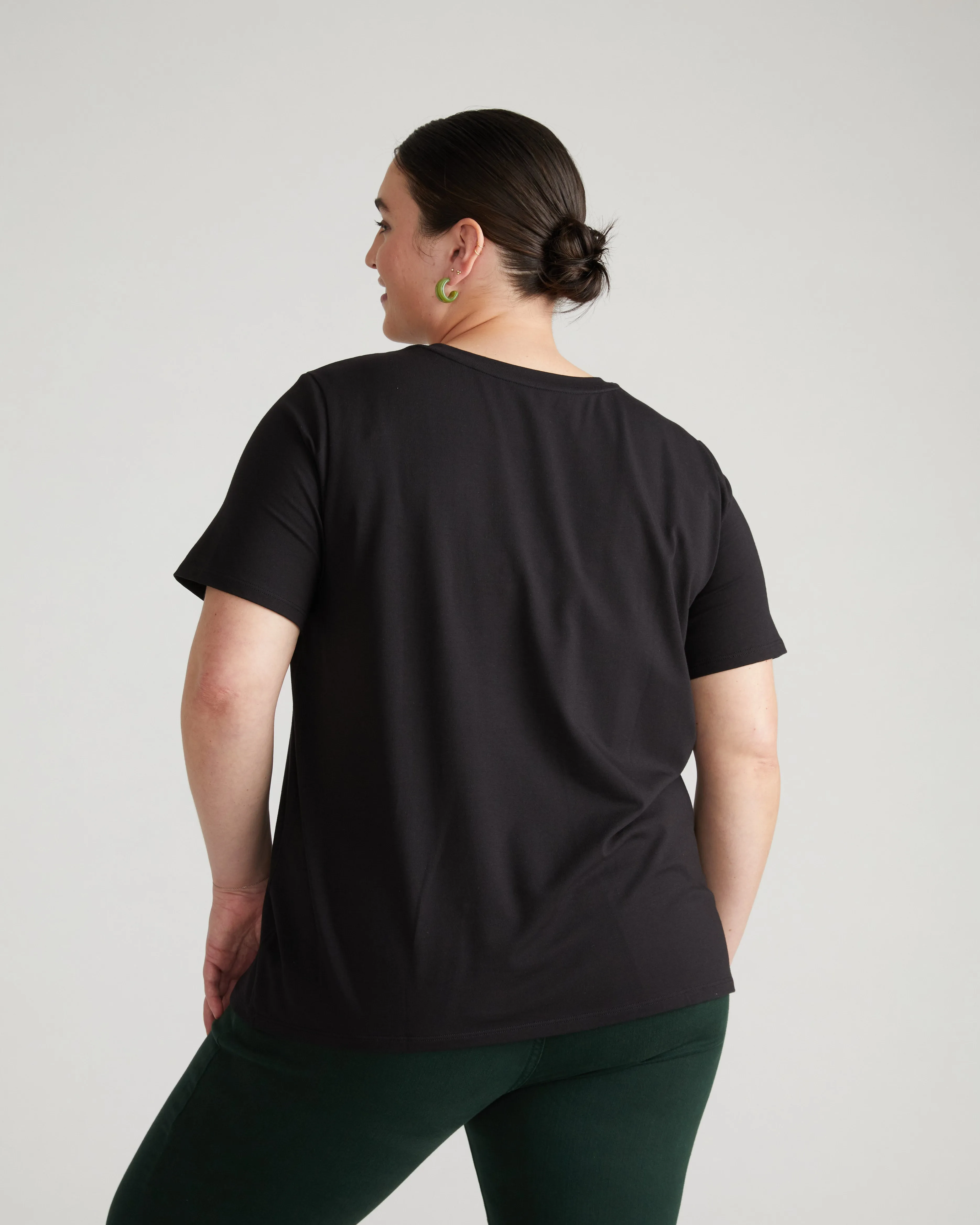 Eco Tee Rex - Black sold by Universal Standard product image thumbnail 4