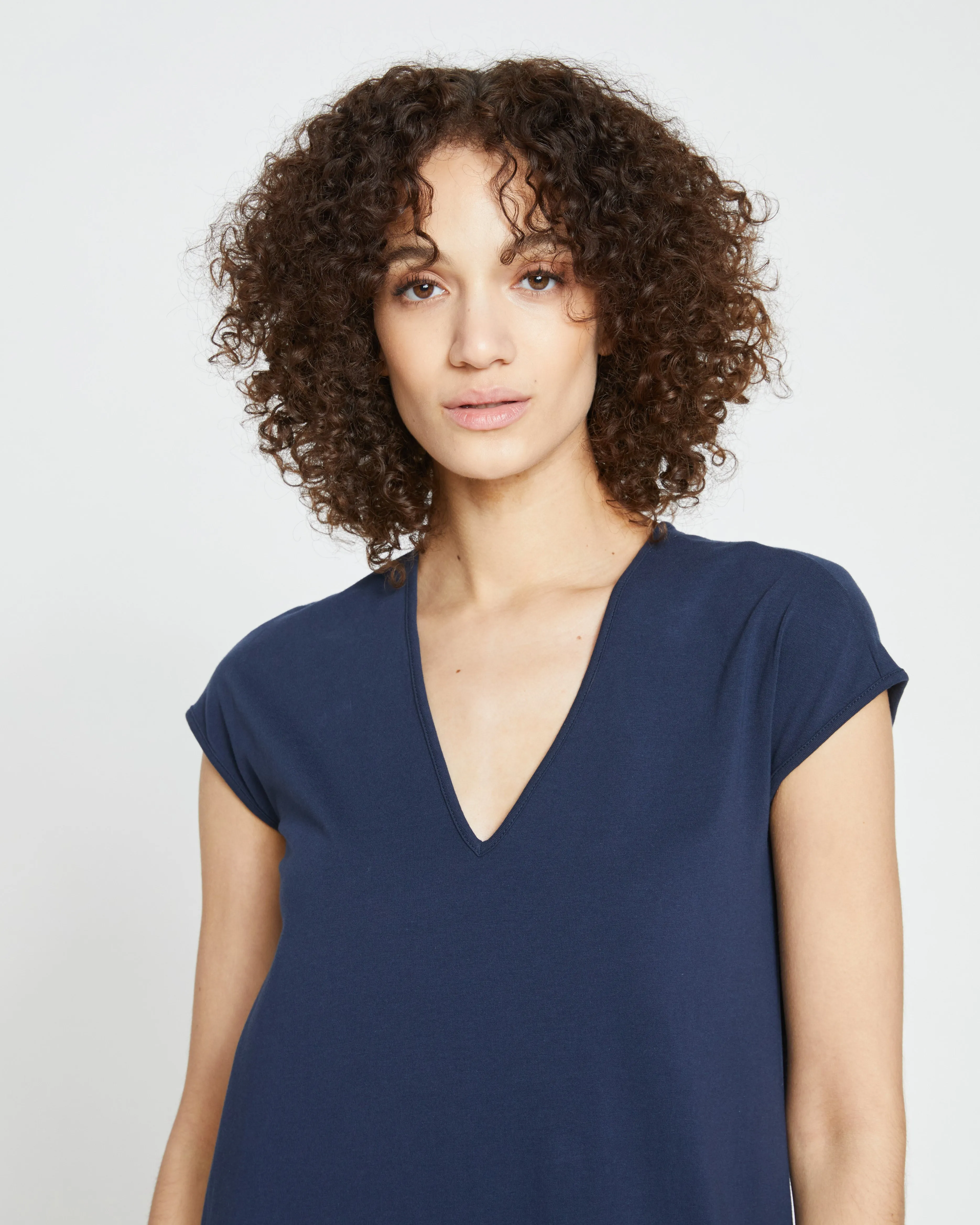 Iconic Geneva V-Neck Dress - Midnight sold by Universal Standard product image thumbnail 2