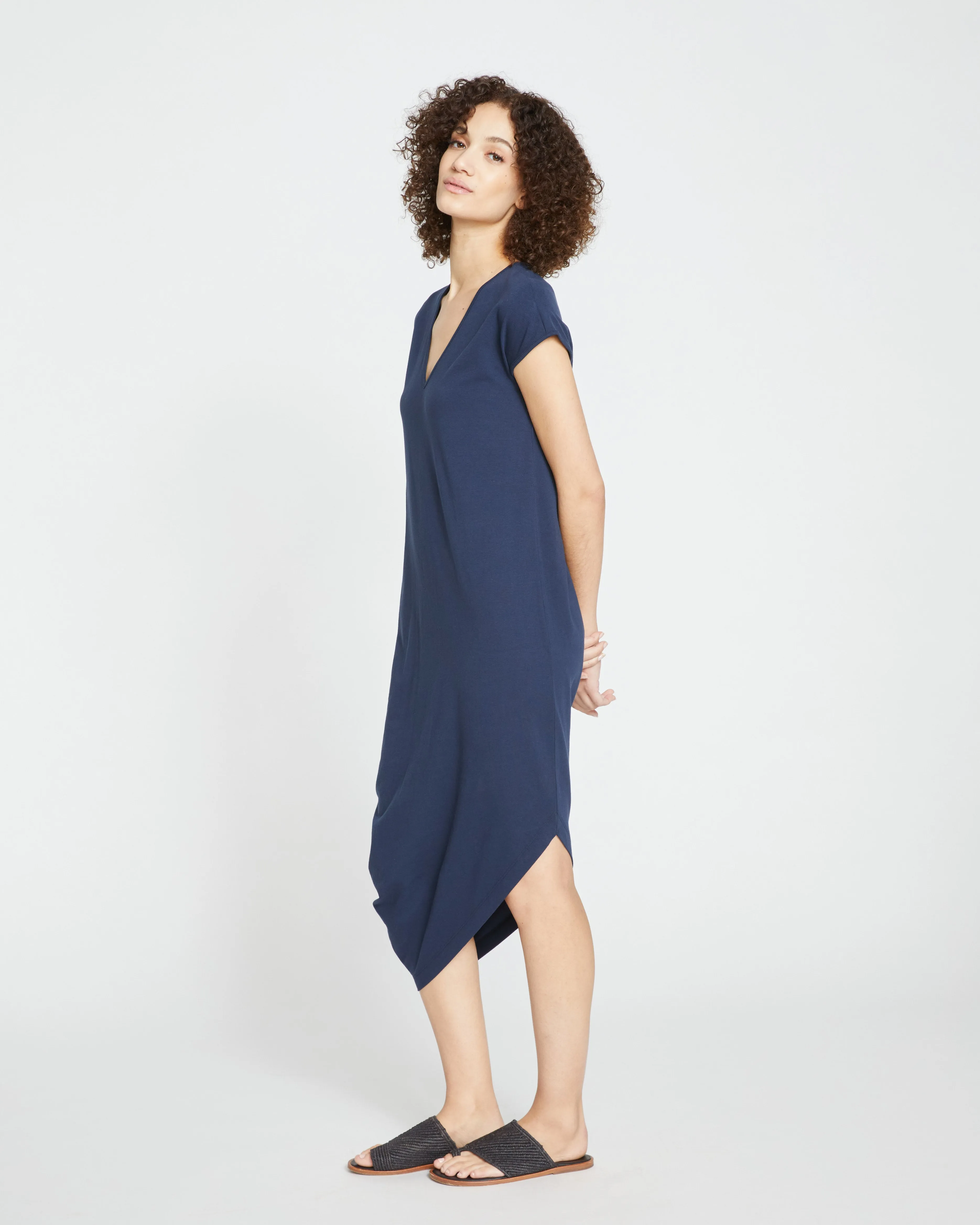 Iconic Geneva V-Neck Dress - Midnight sold by Universal Standard product image thumbnail 3