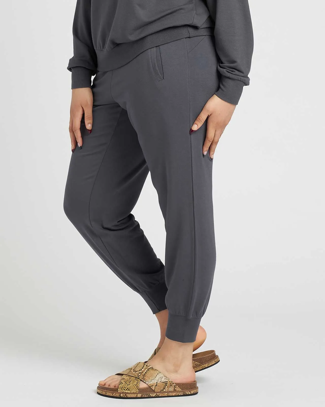 Bridget Luxe Fine Terry Jogger - Slate sold by Universal Standard product image thumbnail 3