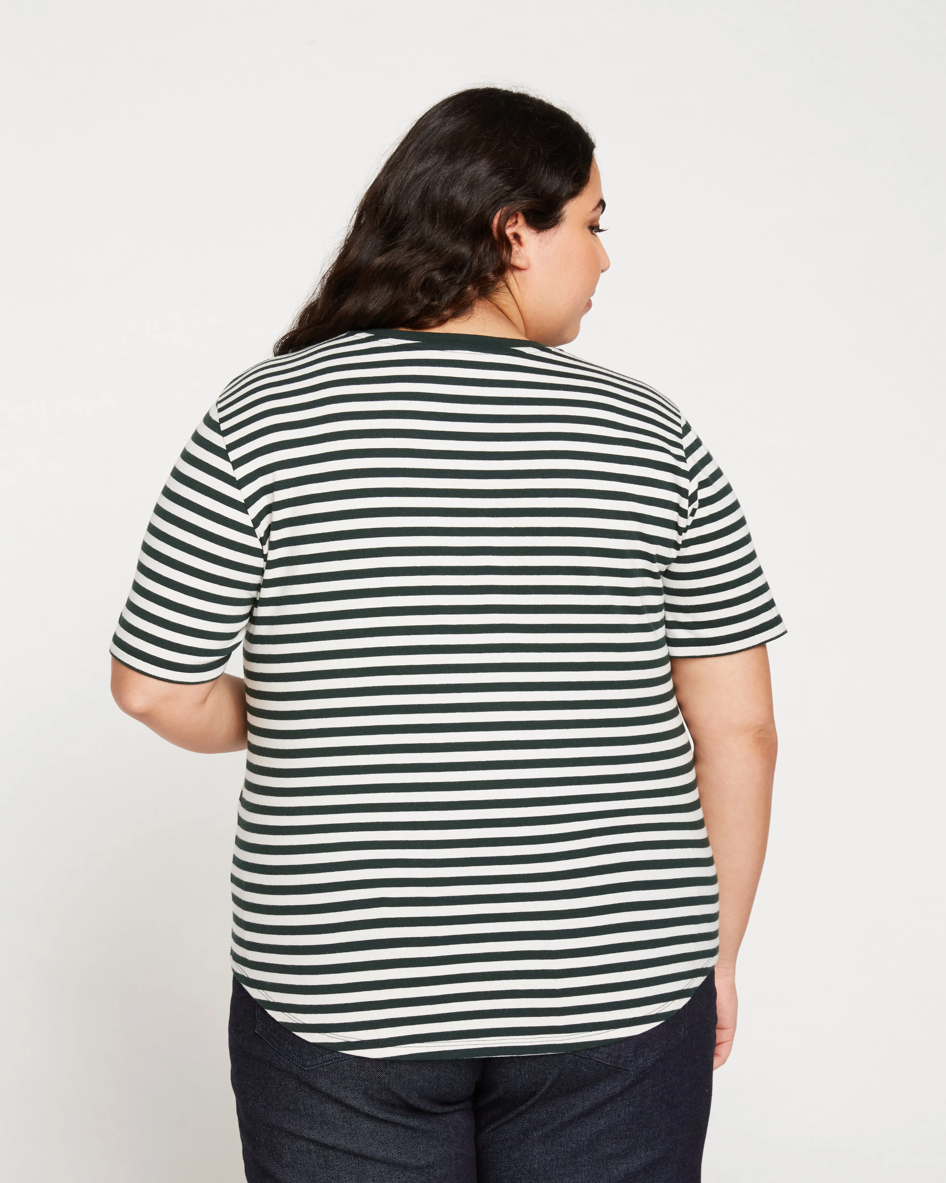 V Rex - Forest Green/Bone Stripe sold by Universal Standard product image thumbnail 5