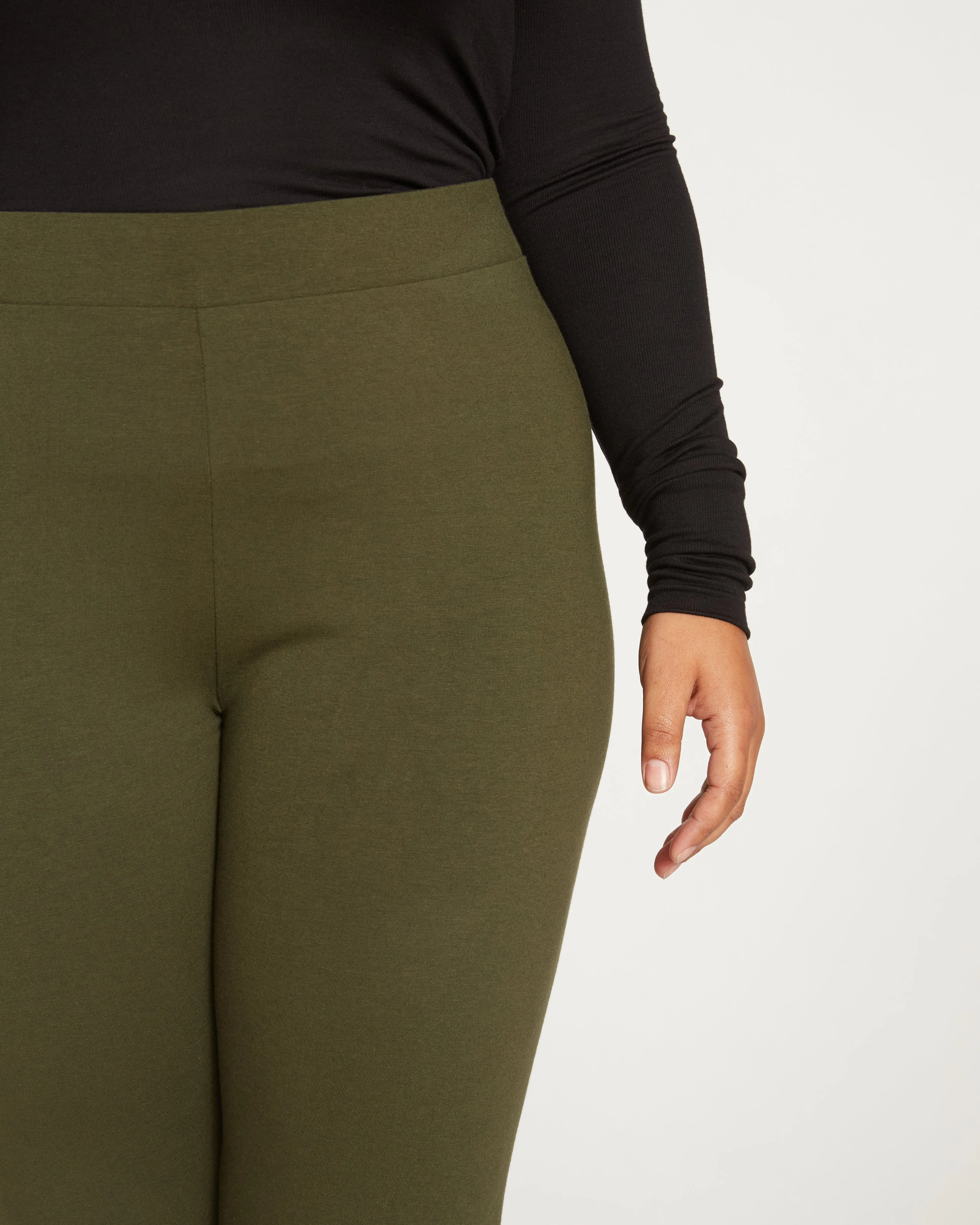 Roya Cropped Leggings 23 Inch - Olive sold by Universal Standard product image thumbnail 3