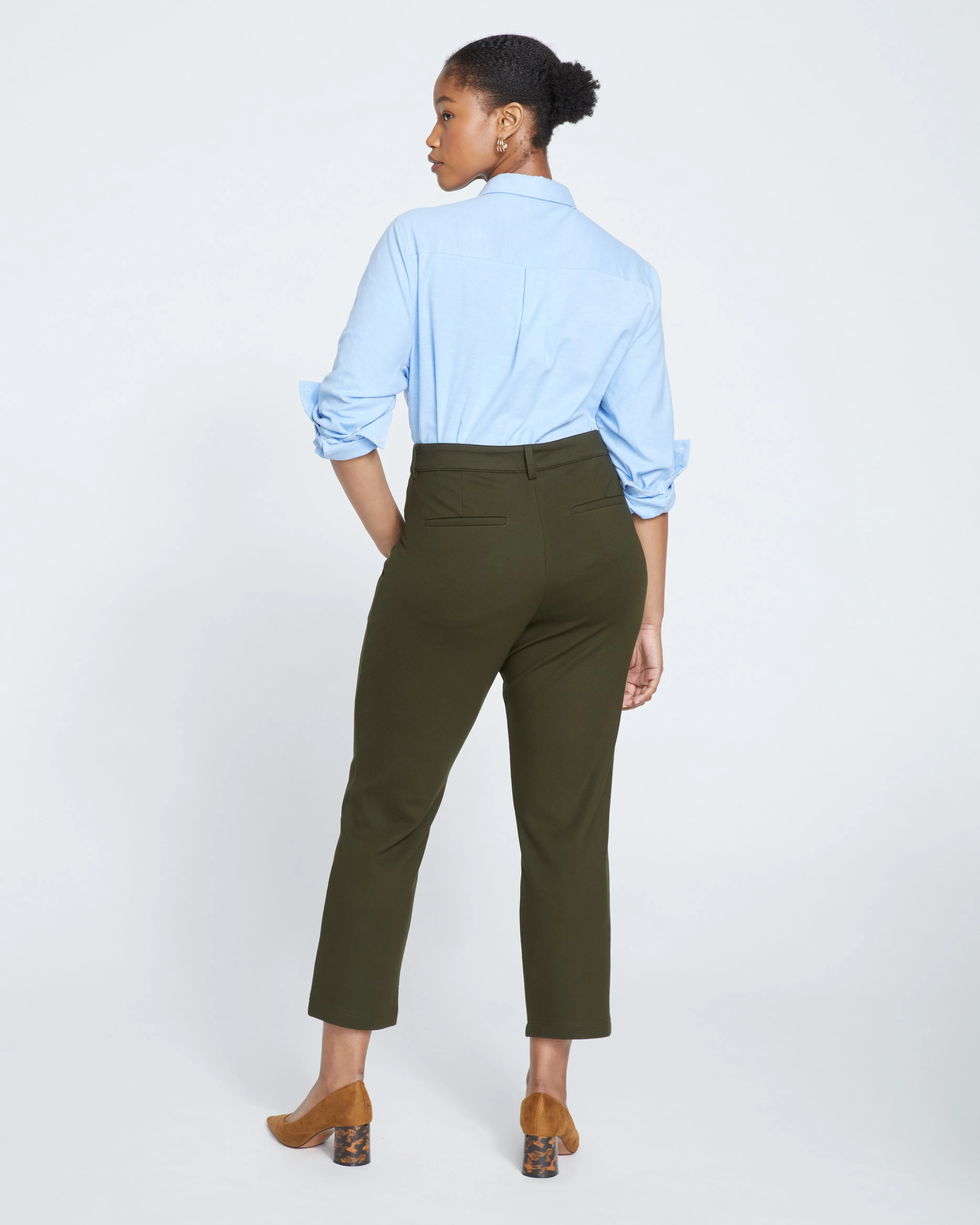 Cigarette Ponte Pants - Evening Forest sold by Universal Standard product image thumbnail 4
