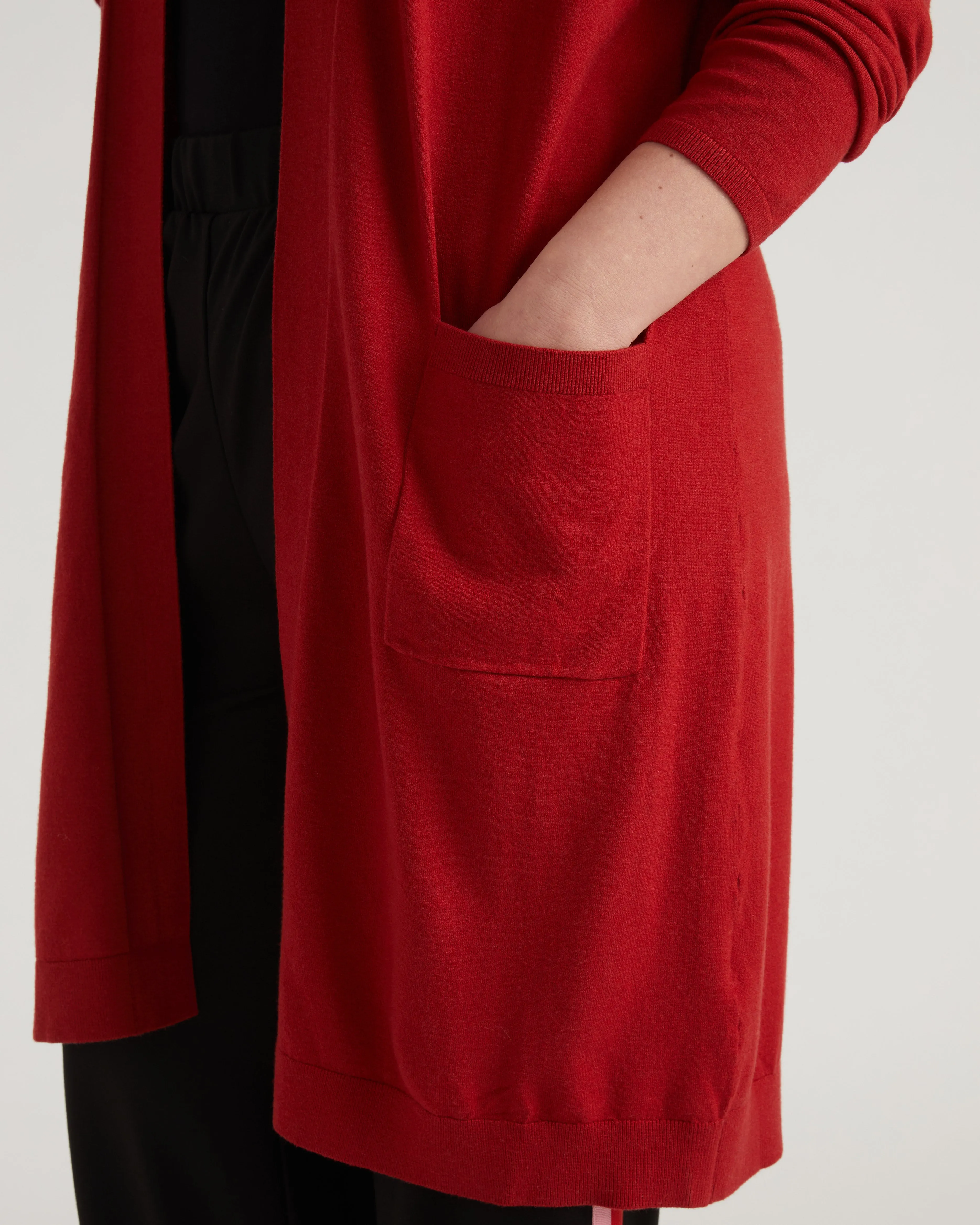 Savvy Double Knit Sweater Cardigan - Vineyard sold by Universal Standard product image thumbnail 2