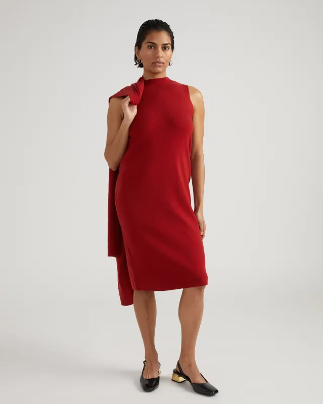 Savvy Double Knit Sweater Dress - Vineyard sold by Universal Standard