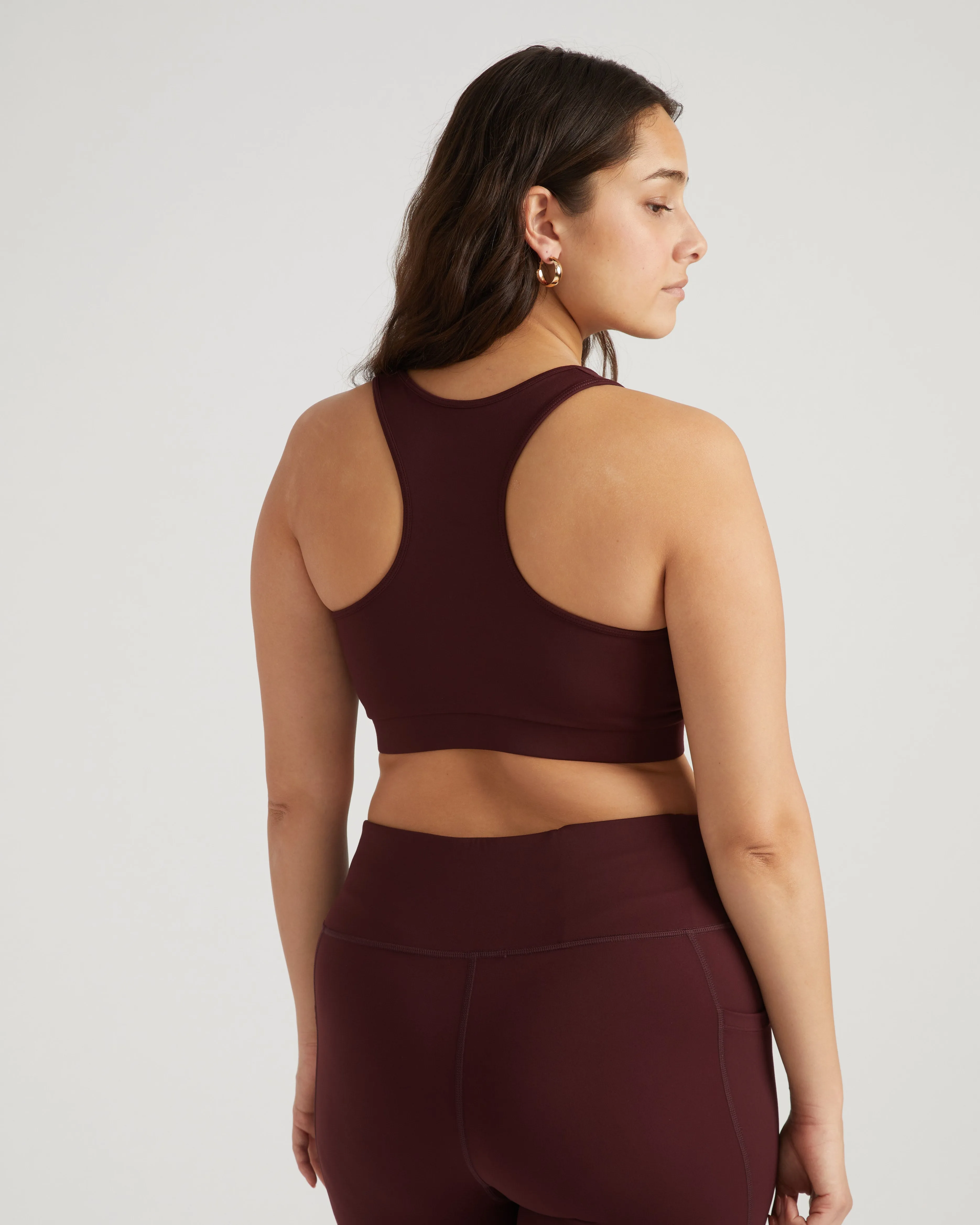 Next-to-Naked Racerback Sports Bra - Black Cherry sold by Universal Standard product image thumbnail 5