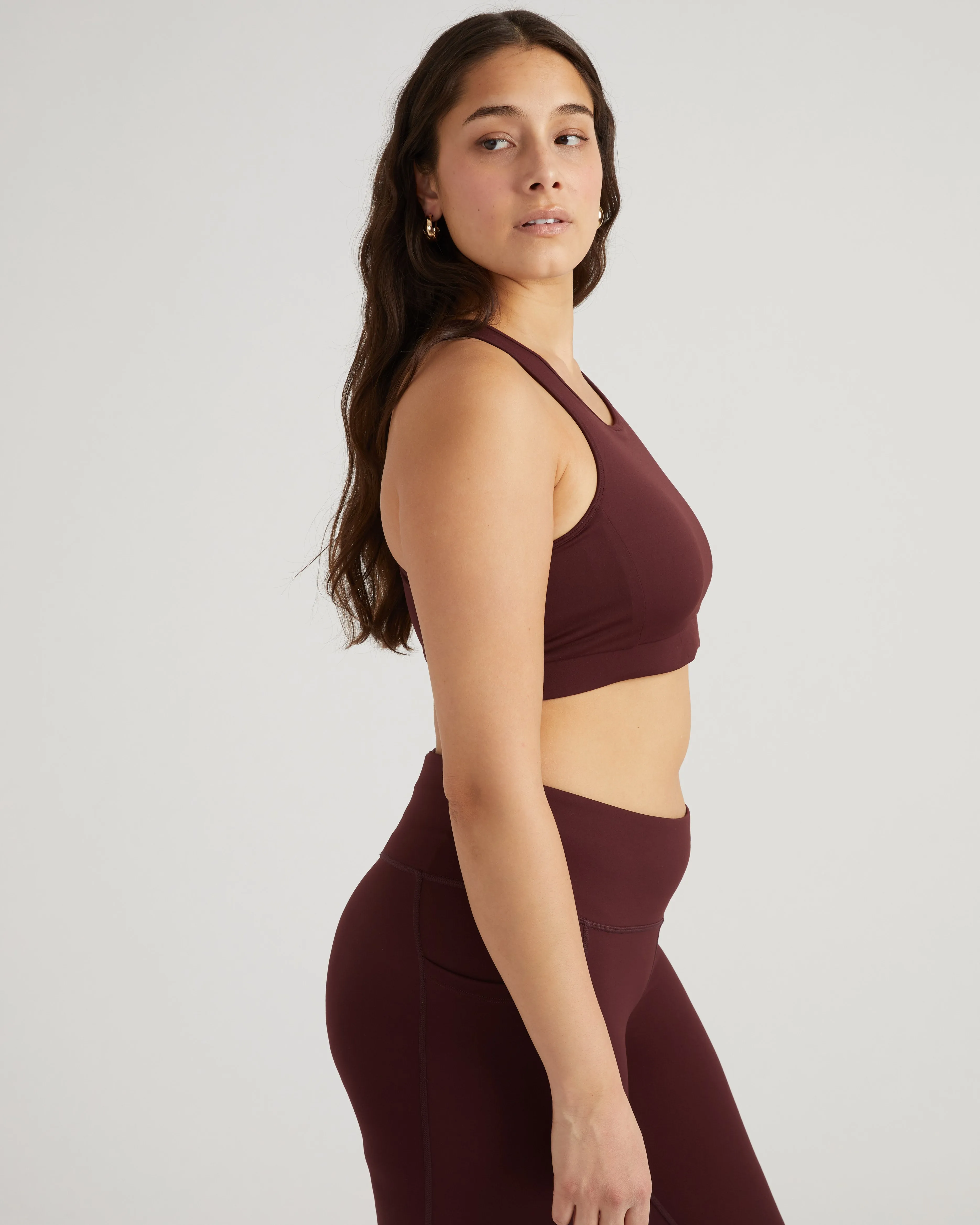 Next-to-Naked Racerback Sports Bra - Black Cherry sold by Universal Standard product image thumbnail 4