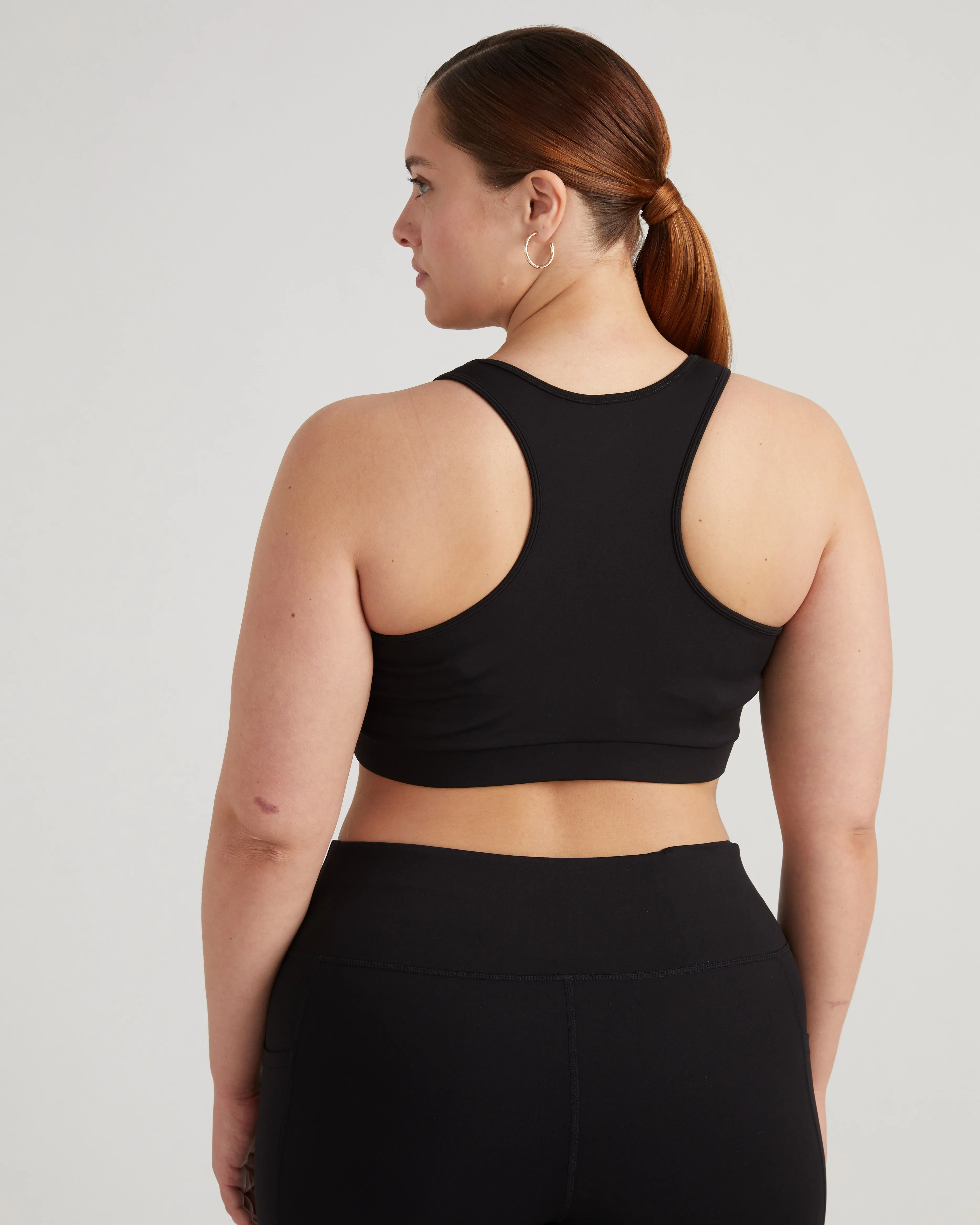 Next-to-Naked Racerback Sports Bra - Black sold by Universal Standard product image thumbnail 3