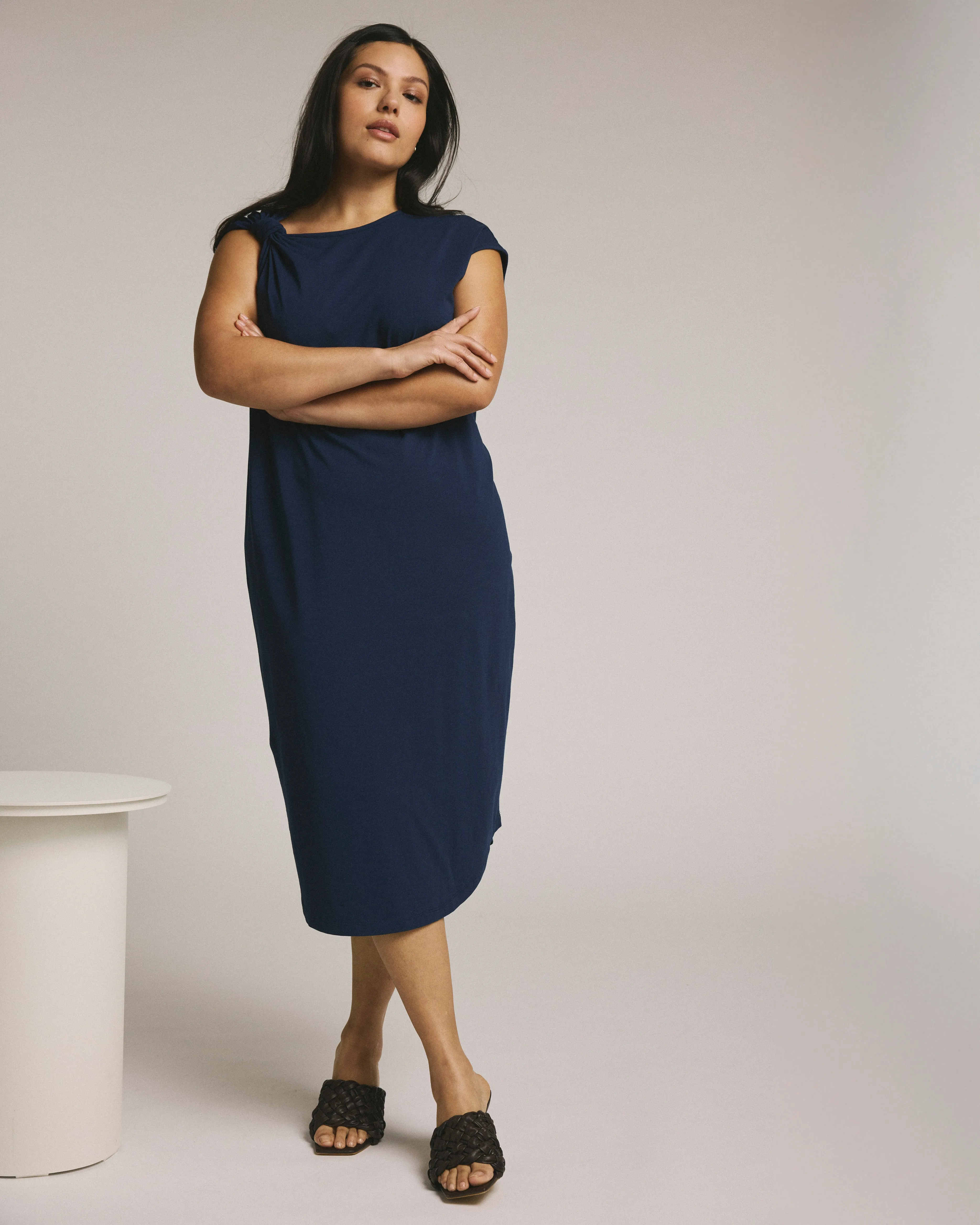 Shoulder Knot Dress - Cenote sold by Universal Standard product image thumbnail 2