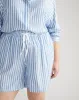 Beach Shorts - Blue/White Stripe sold by Universal Standard