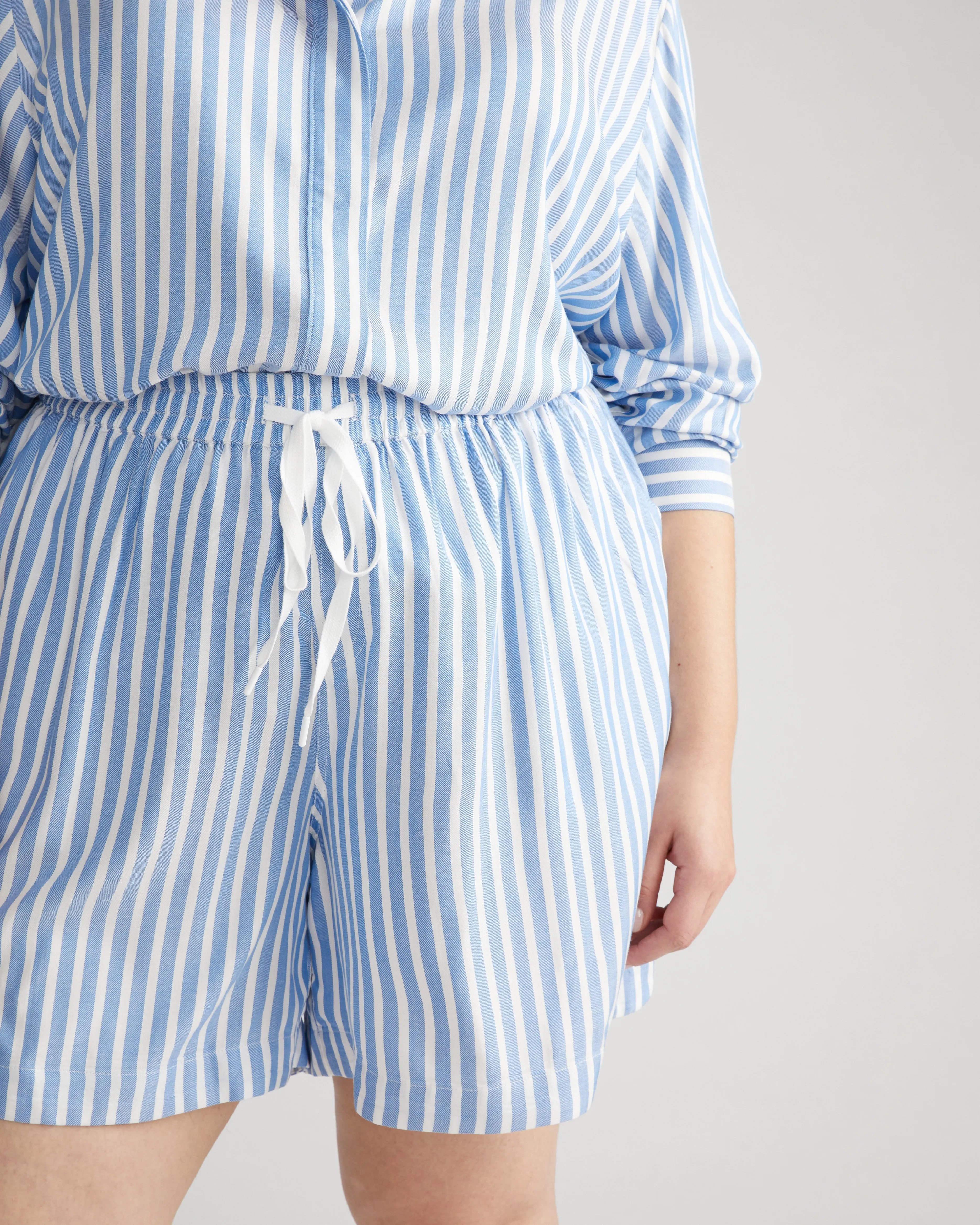 Beach Shorts - Blue/White Stripe sold by Universal Standard product image thumbnail 2