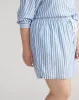 Beach Shorts - Blue/White Stripe sold by Universal Standard