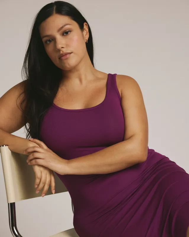 Foundation Tank Dress - Goji Berry sold by Universal Standard