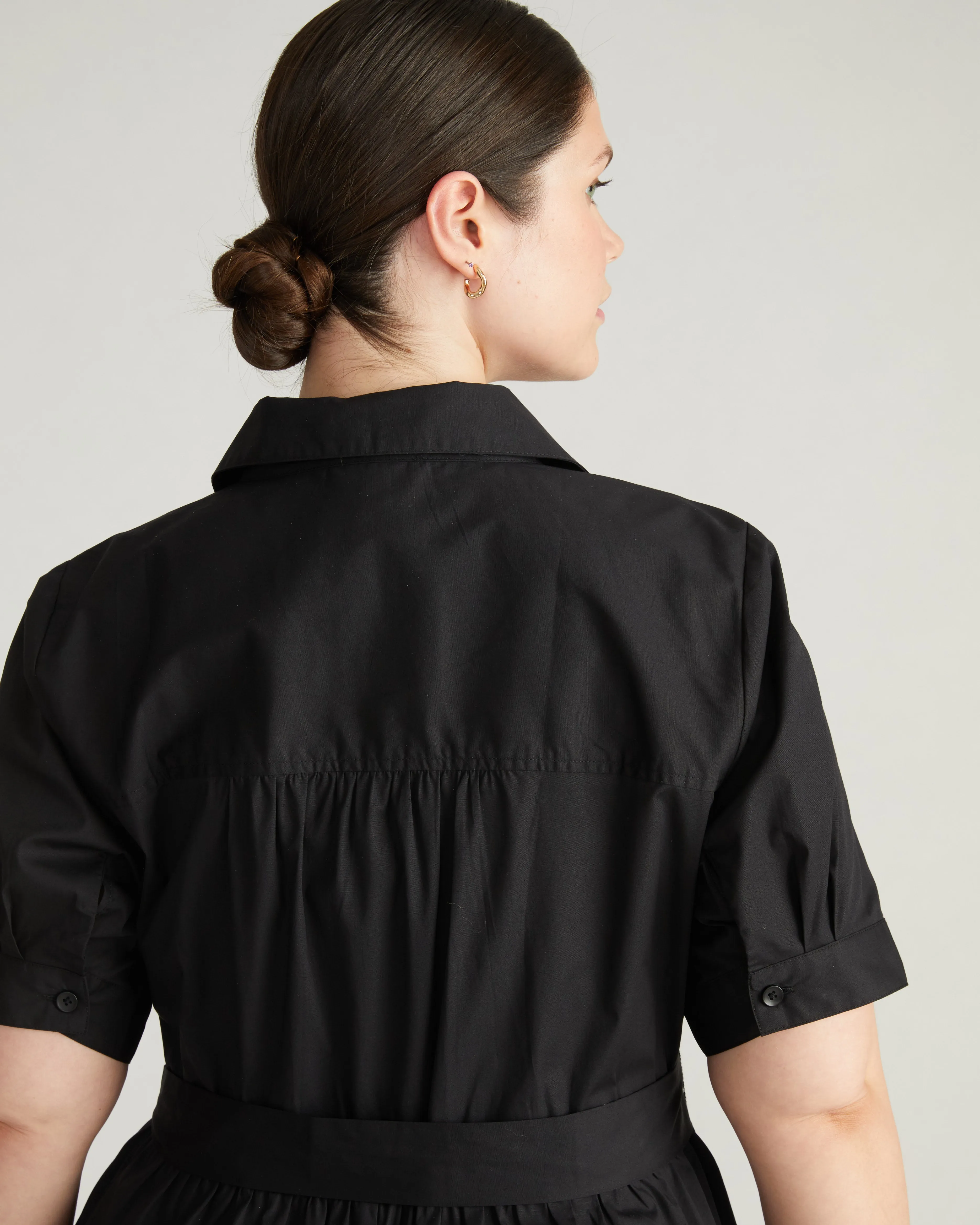 City Poplin Shirtdress - Black sold by Universal Standard product image thumbnail 2