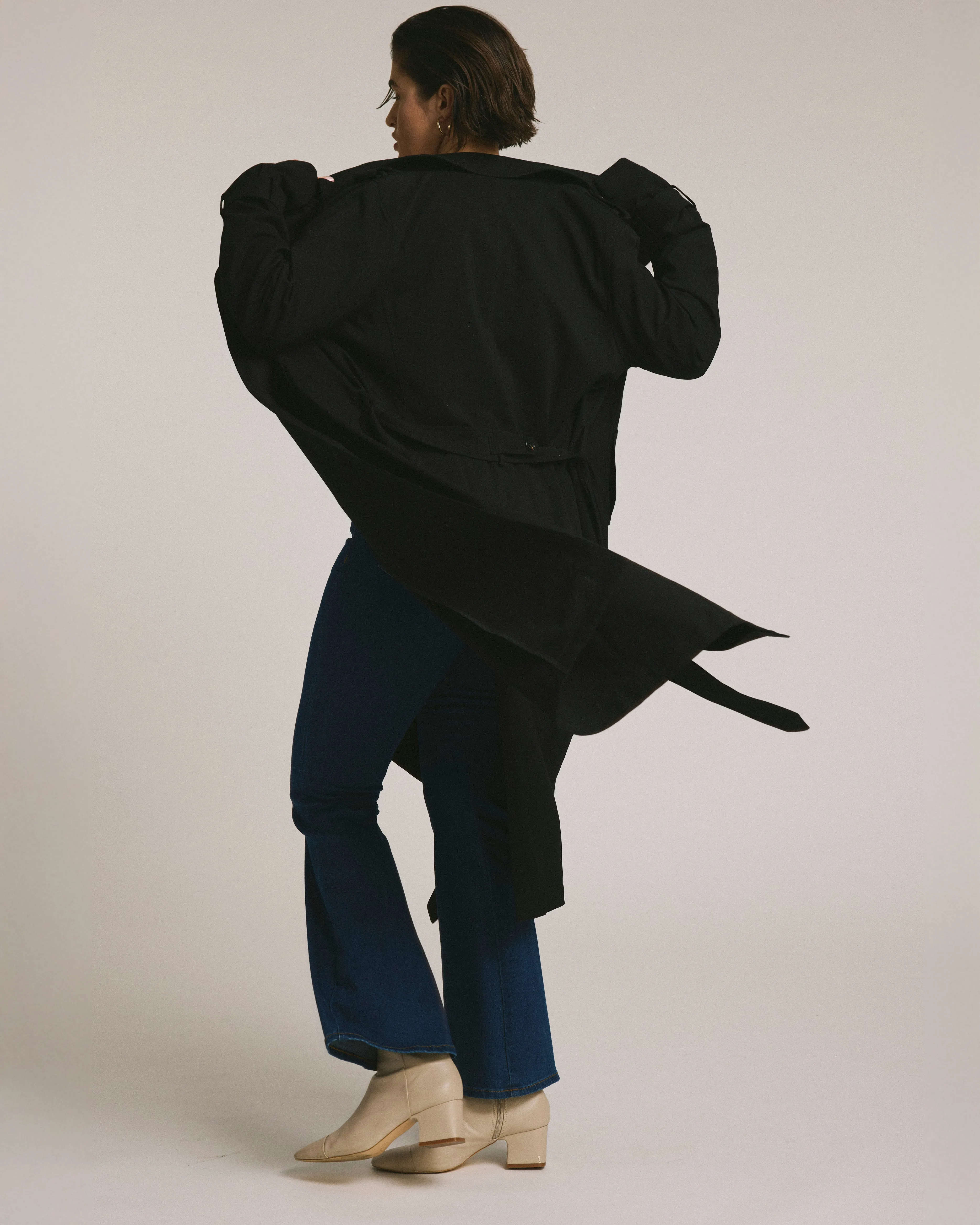 Henning x US Park Soft Trench - Black sold by Universal Standard product image thumbnail 5