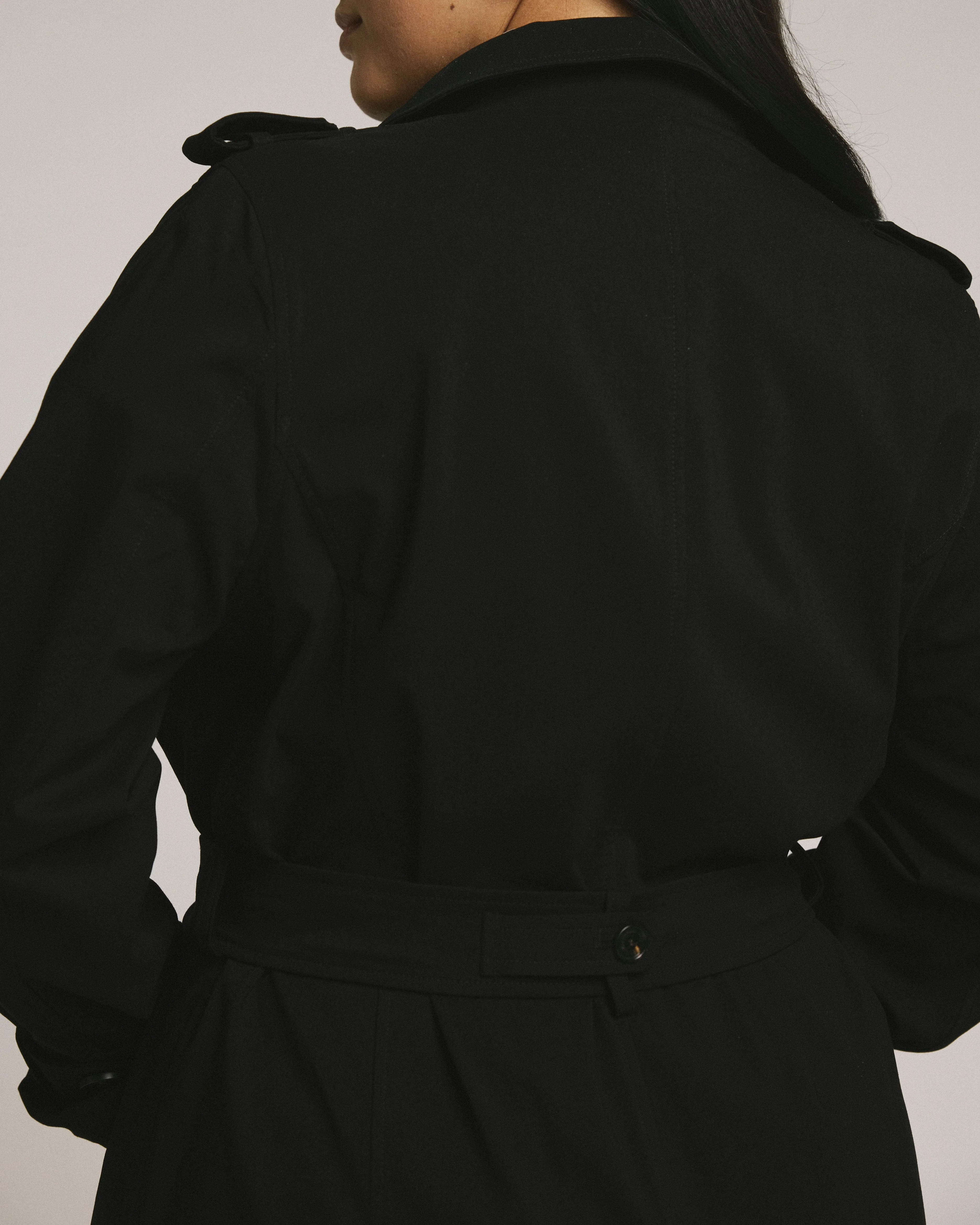 Henning x US Park Soft Trench - Black sold by Universal Standard product image thumbnail 3