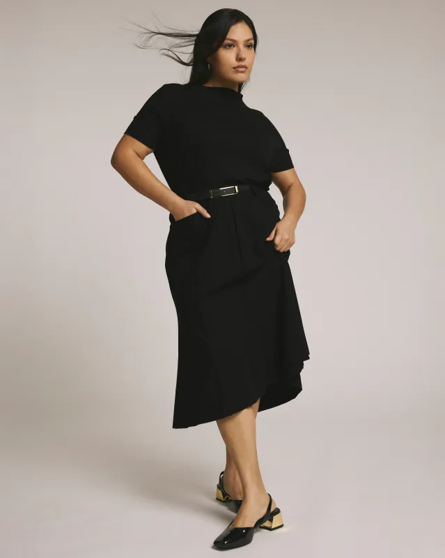 Carla Ponte Skirt - Black sold by Universal Standard