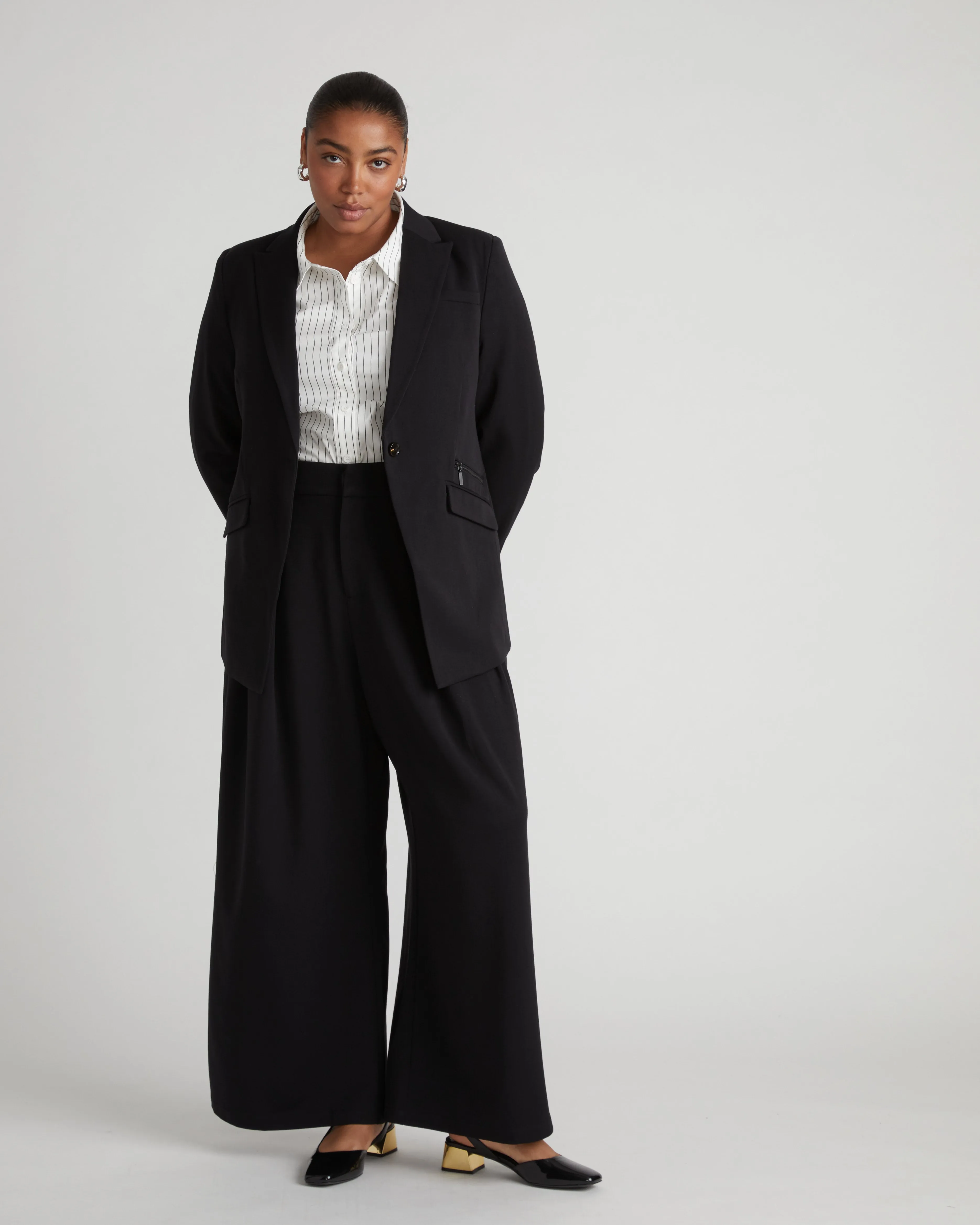 All Day Palais Wide Leg Pants - Black sold by Universal Standard product image thumbnail 4