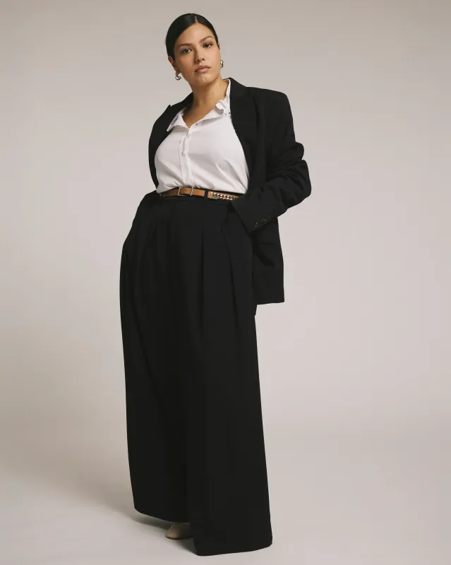 All Day Palais Wide Leg Pants - Black sold by Universal Standard