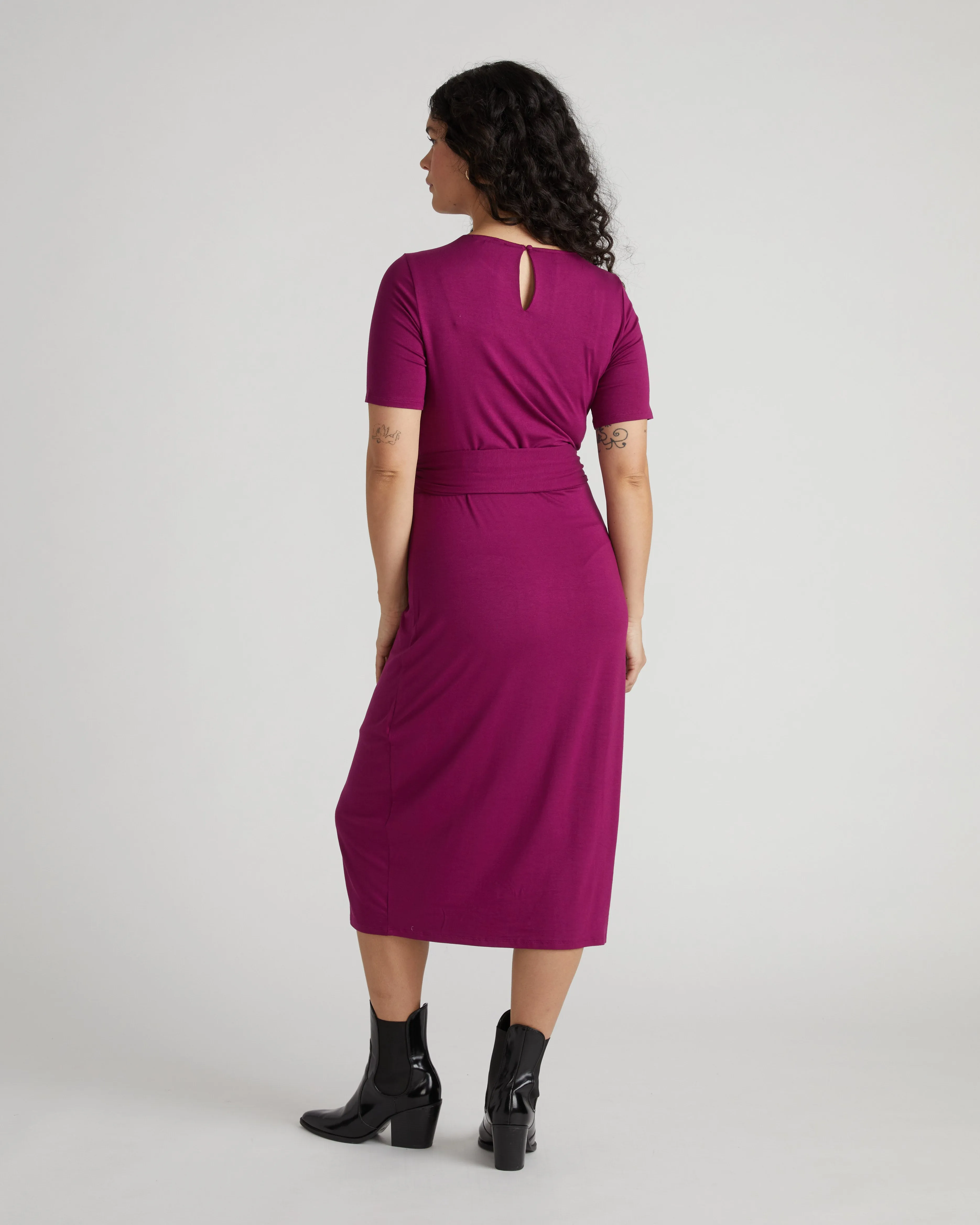 Delilah Liquid Jersey Dress - Rothko Purple sold by Universal Standard product image thumbnail 3