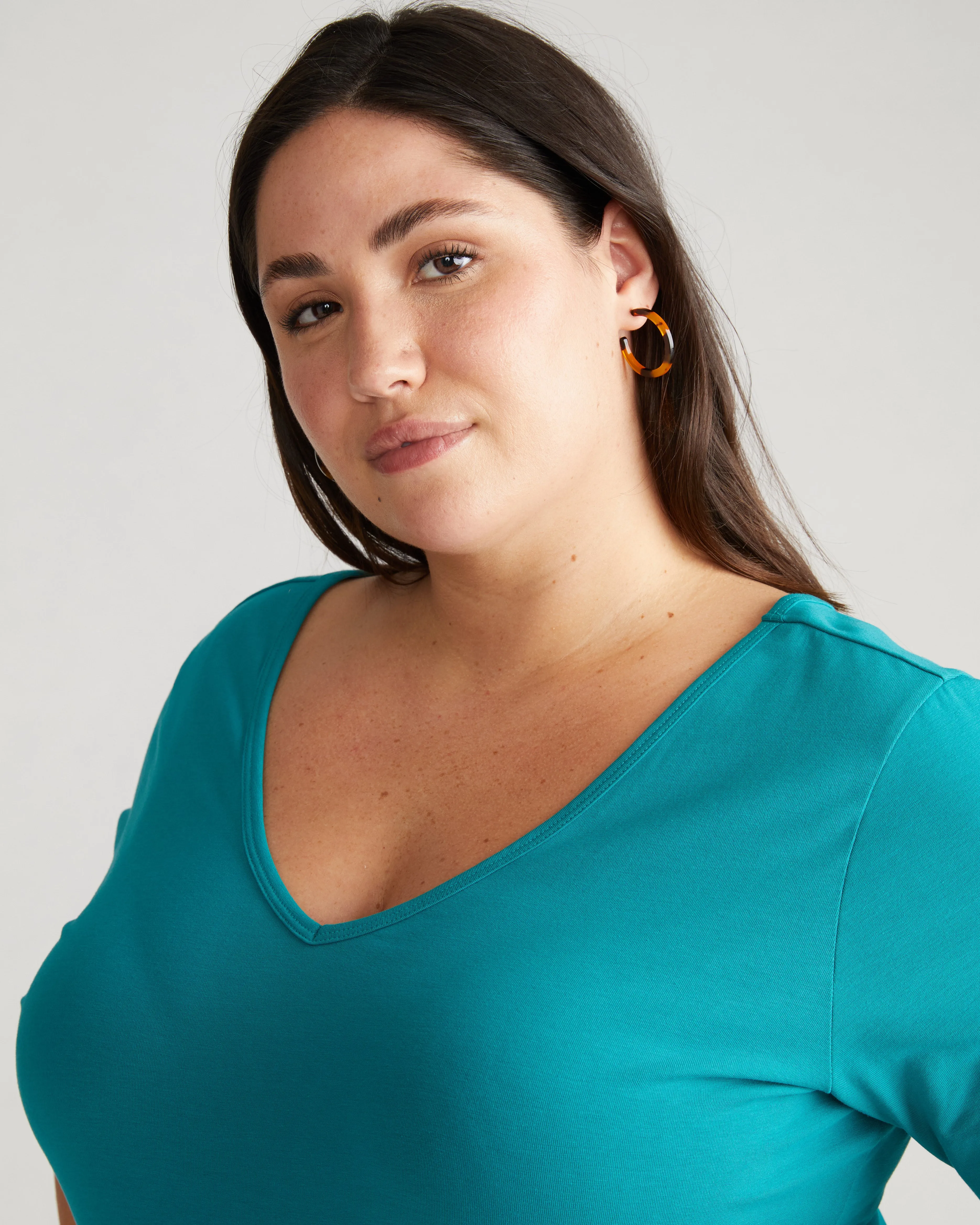 Double V Tee - Aurora sold by Universal Standard product image thumbnail 2