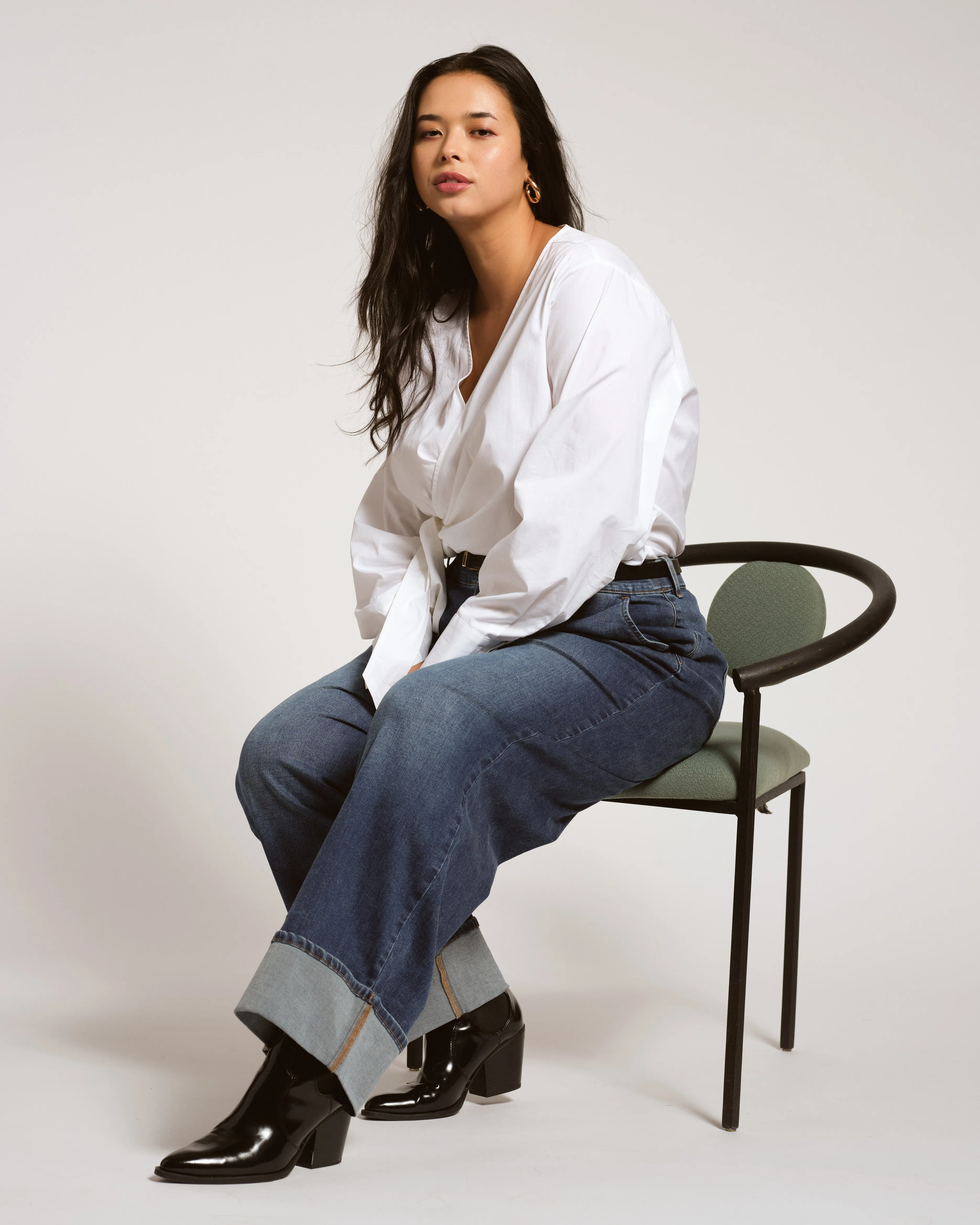 Carol High Rise High Stretch Jeans - Saint Lawrence Blue sold by Universal Standard product image thumbnail 5