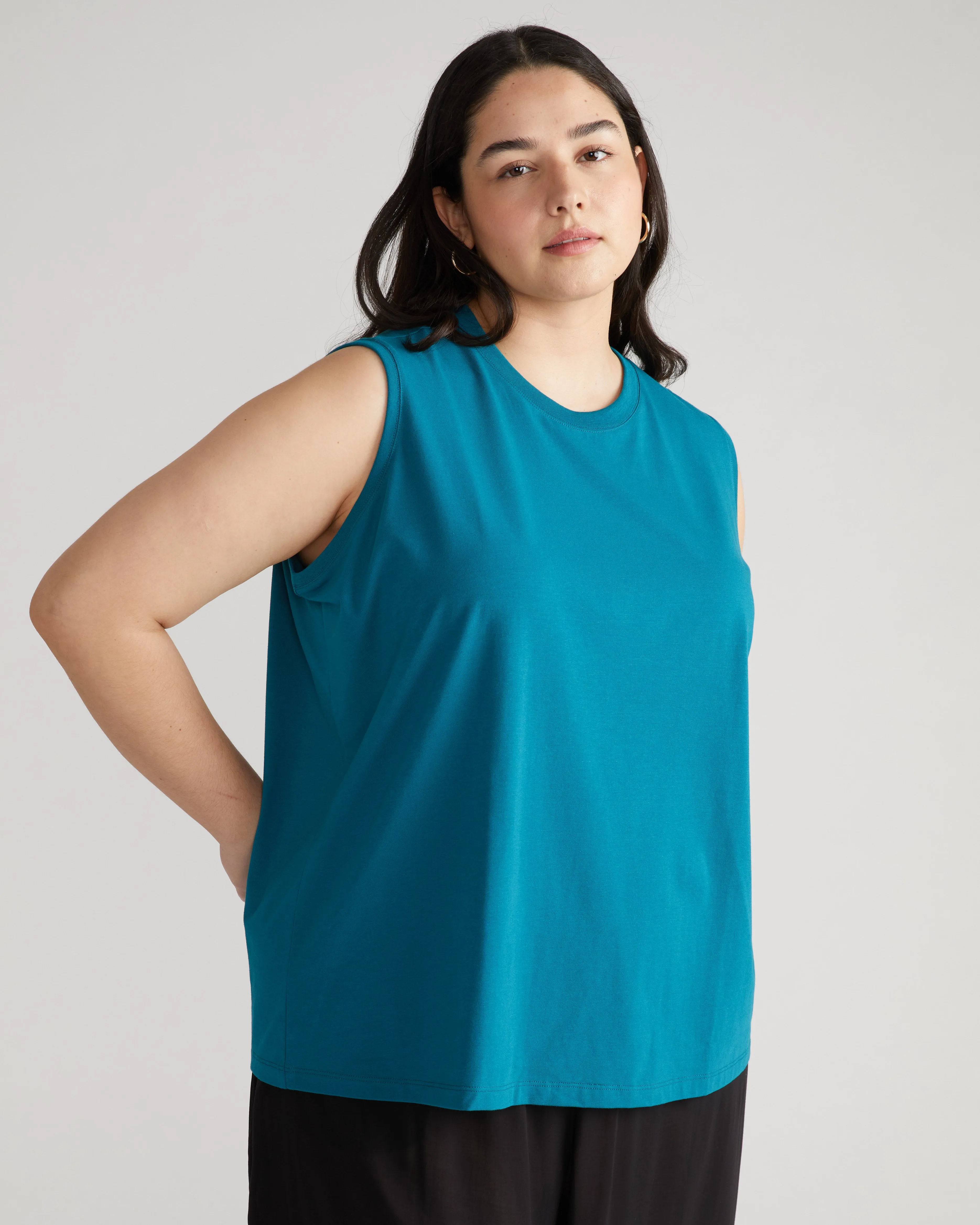 Patti Muscle Tank - Plume Blue sold by Universal Standard product image thumbnail 2