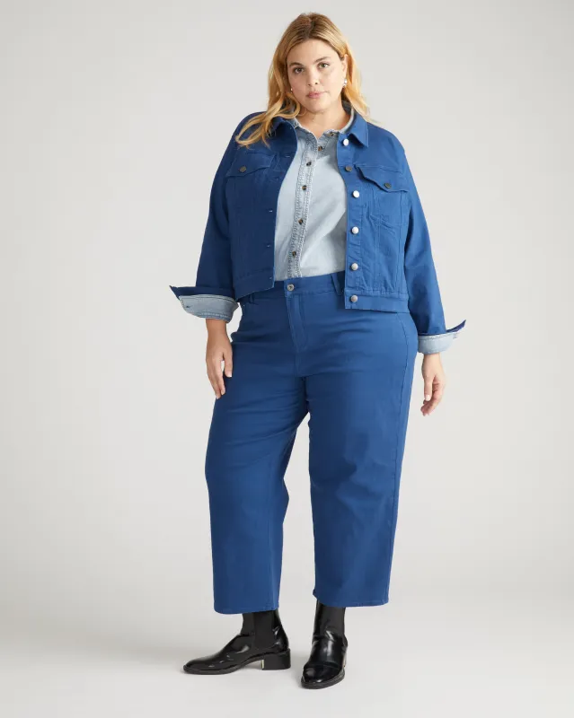 Bae Boyfriend Crop Jeans - French Blue sold by Universal Standard