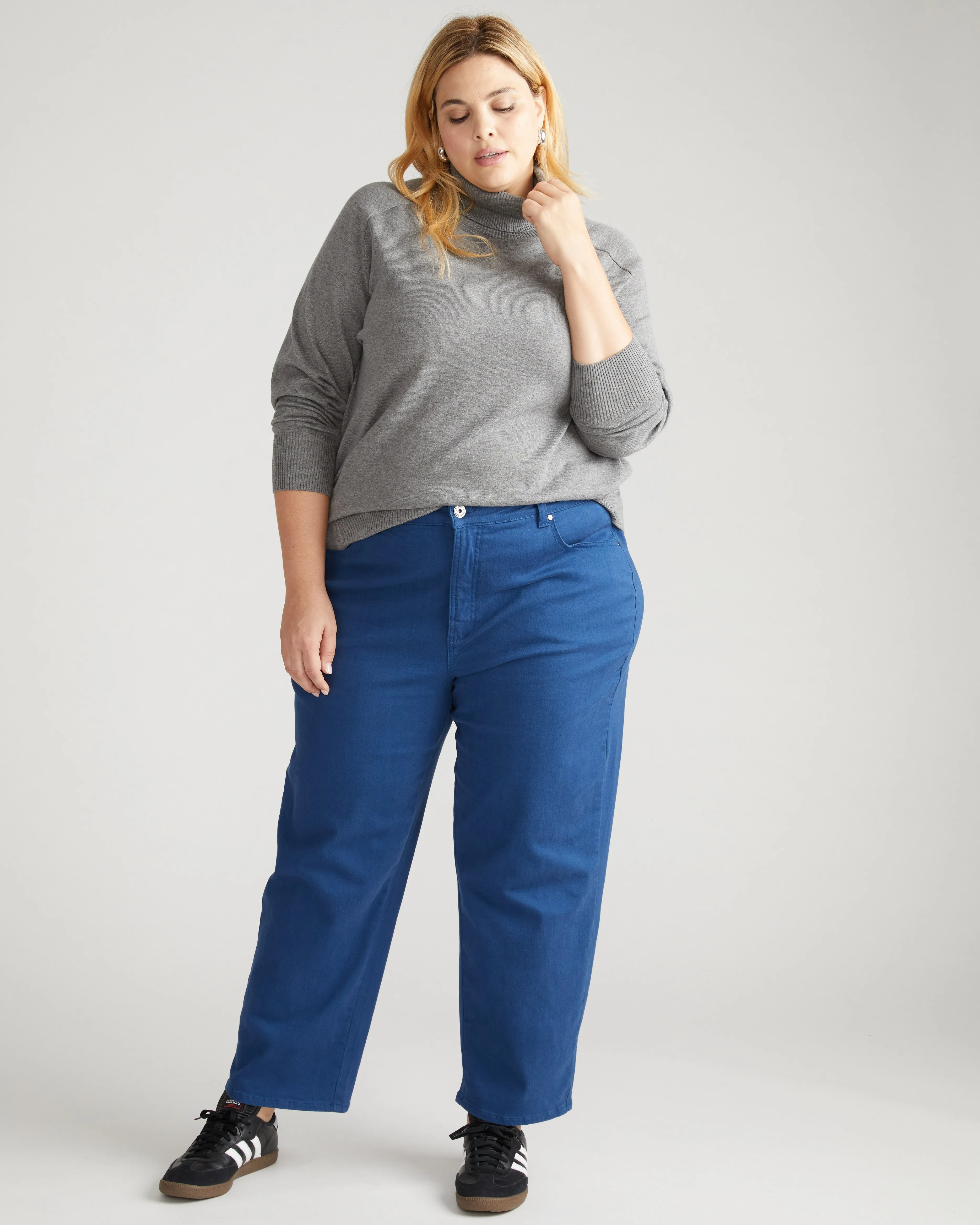 Etta High Rise Straight Leg Jeans 28 Inch - French Blue sold by Universal Standard product image thumbnail 2