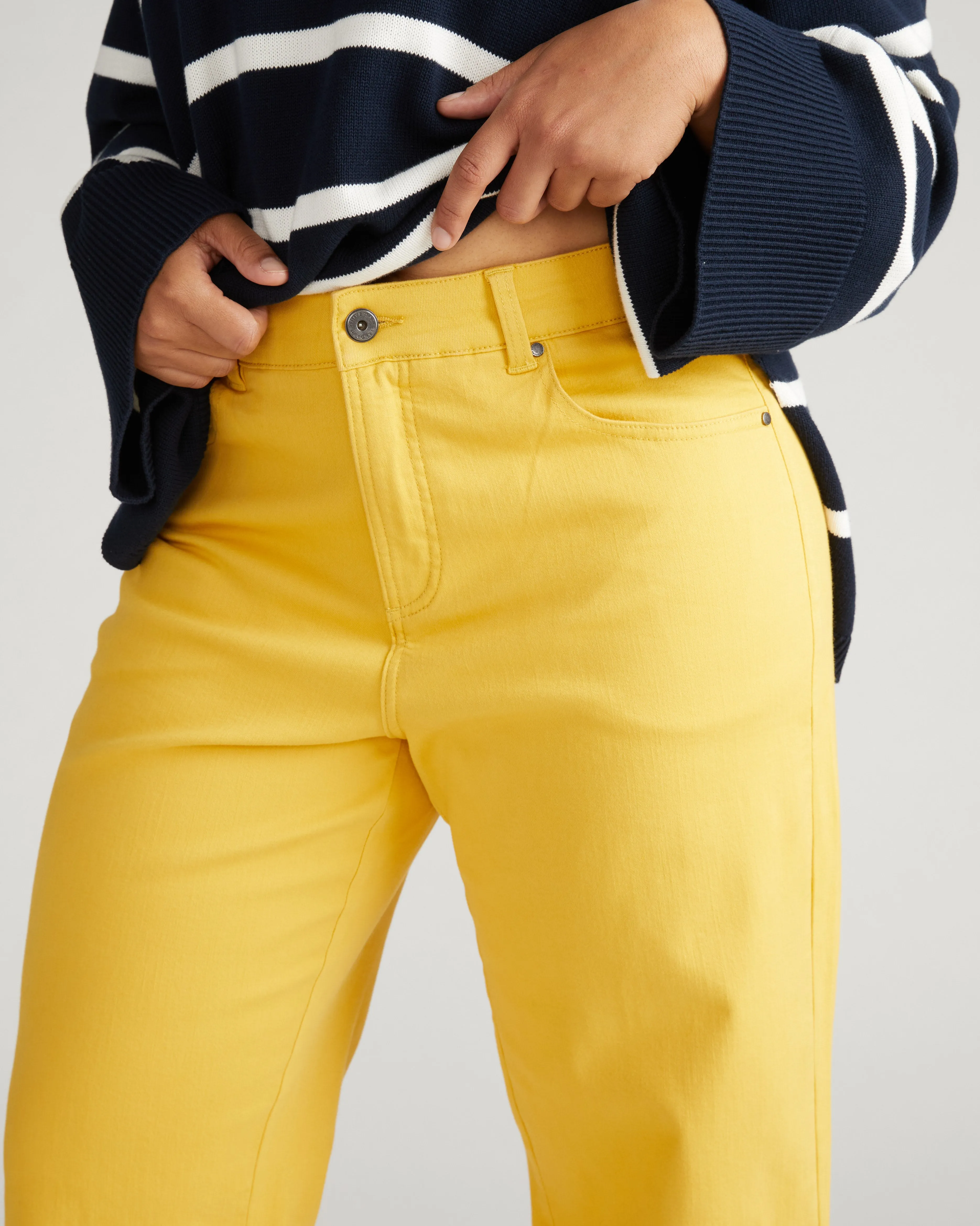 Bae Boyfriend Crop Jeans - Sunshine sold by Universal Standard product image thumbnail 2