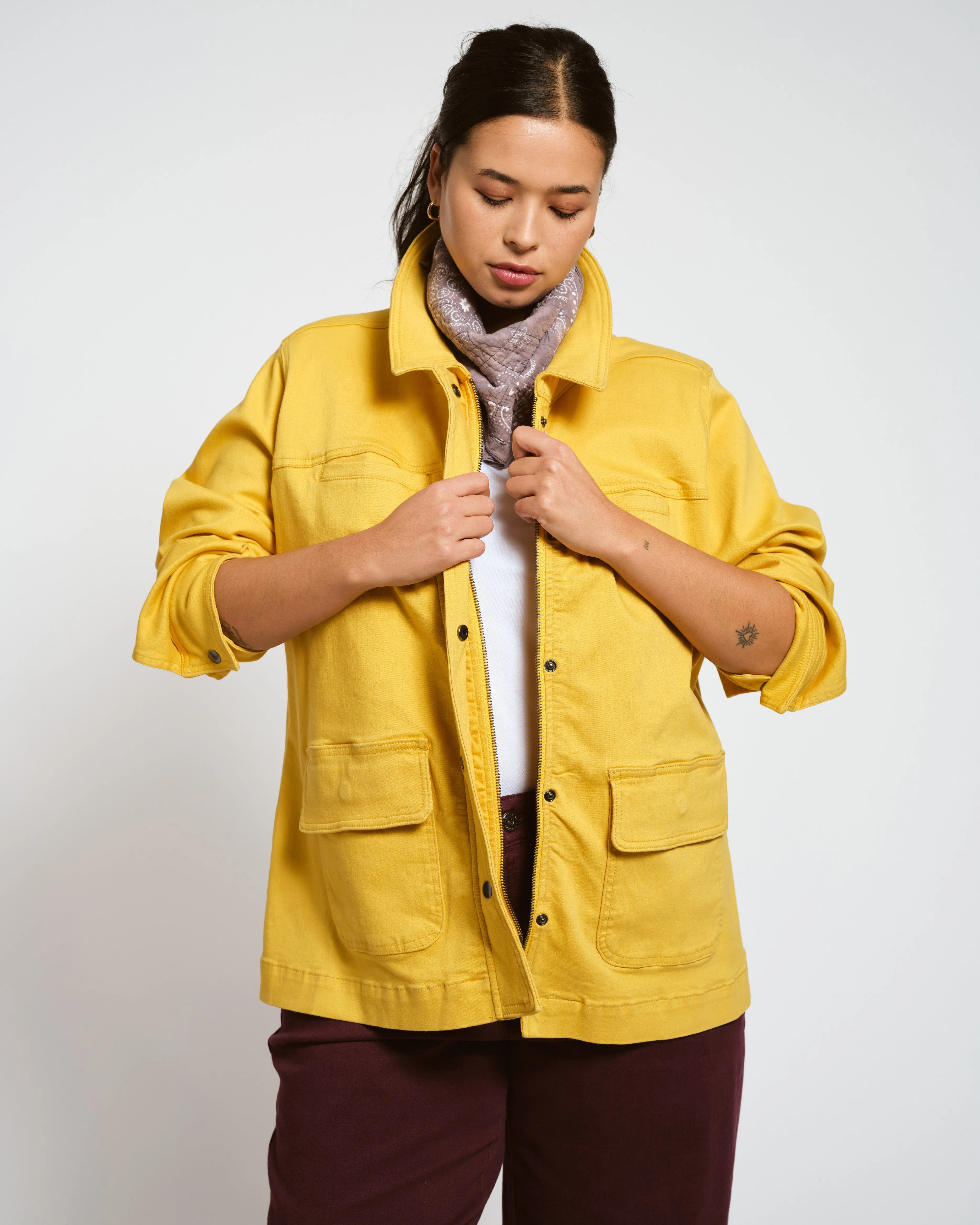 Denim Utility Jacket - Sunshine sold by Universal Standard product image thumbnail 4