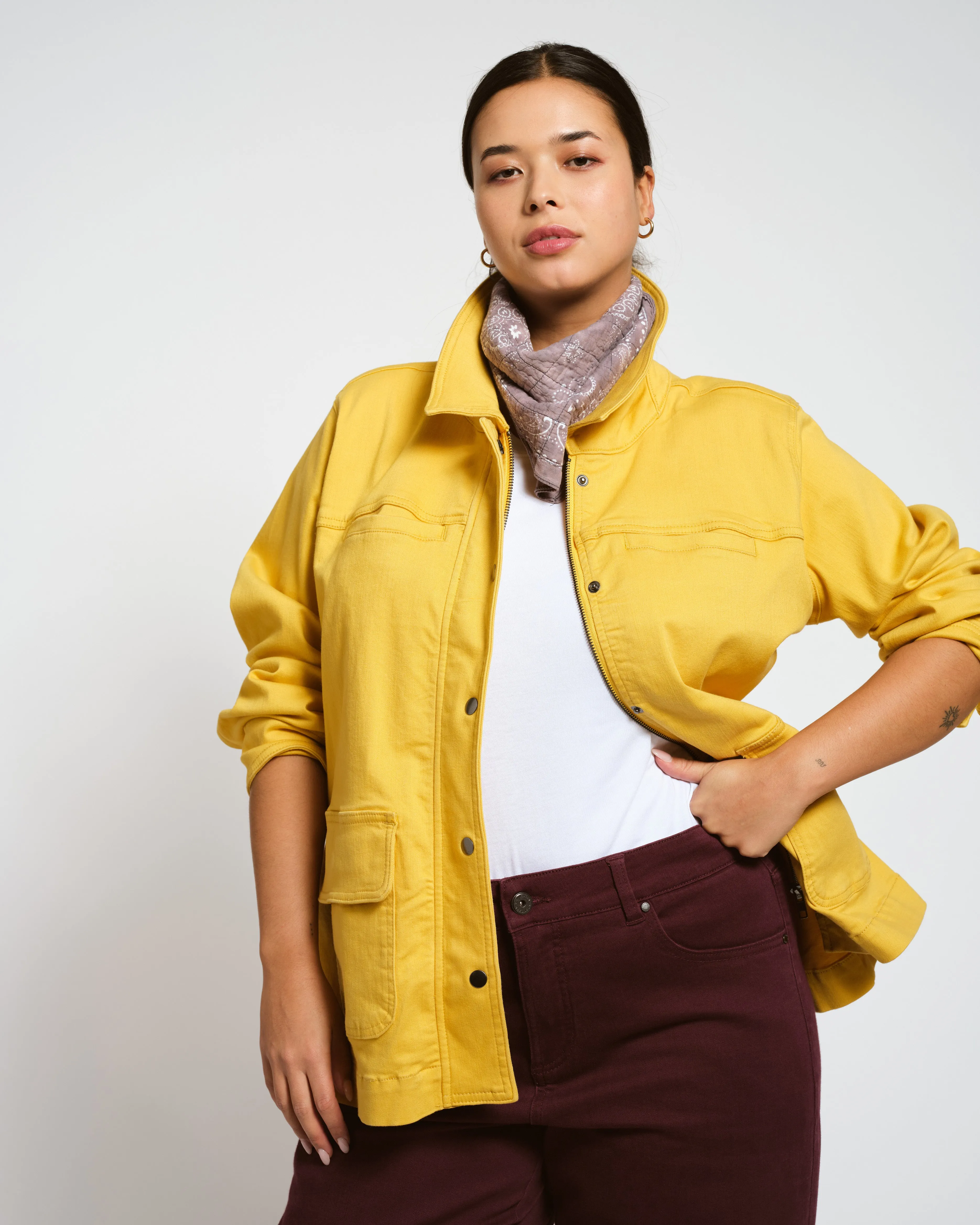 Denim Utility Jacket - Sunshine sold by Universal Standard product image thumbnail 2